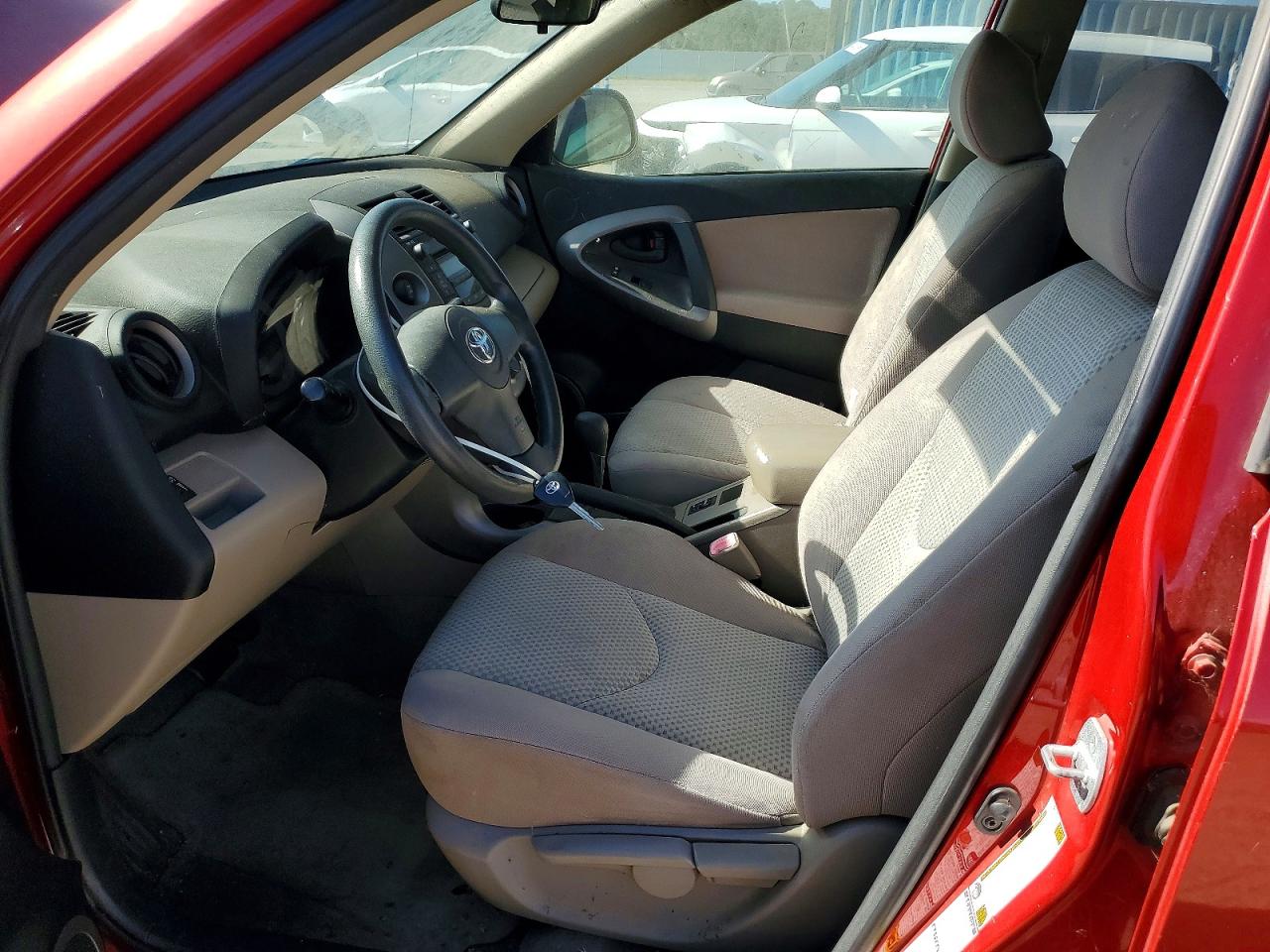 2008 Toyota Rav4 Base Red vin: JTMBD33V085143311