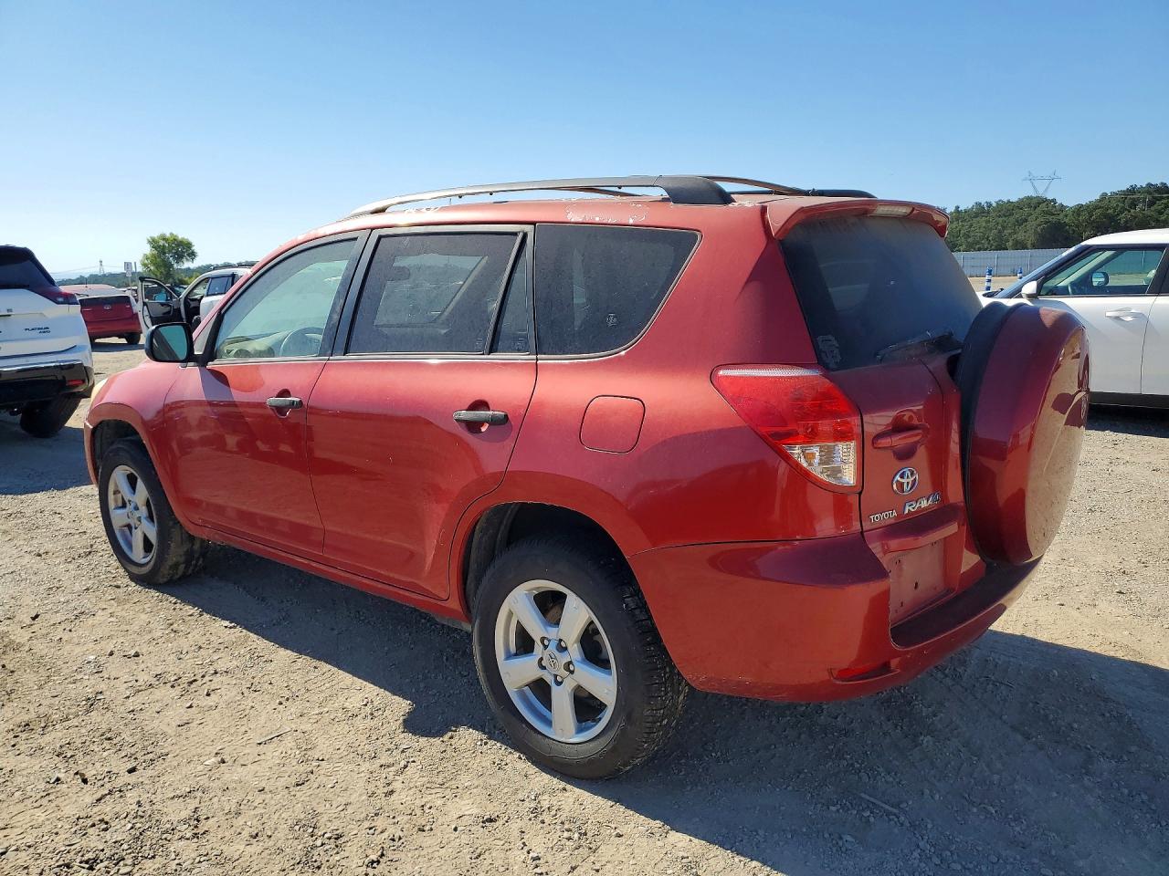 2008 Toyota Rav4 Base Red vin: JTMBD33V085143311