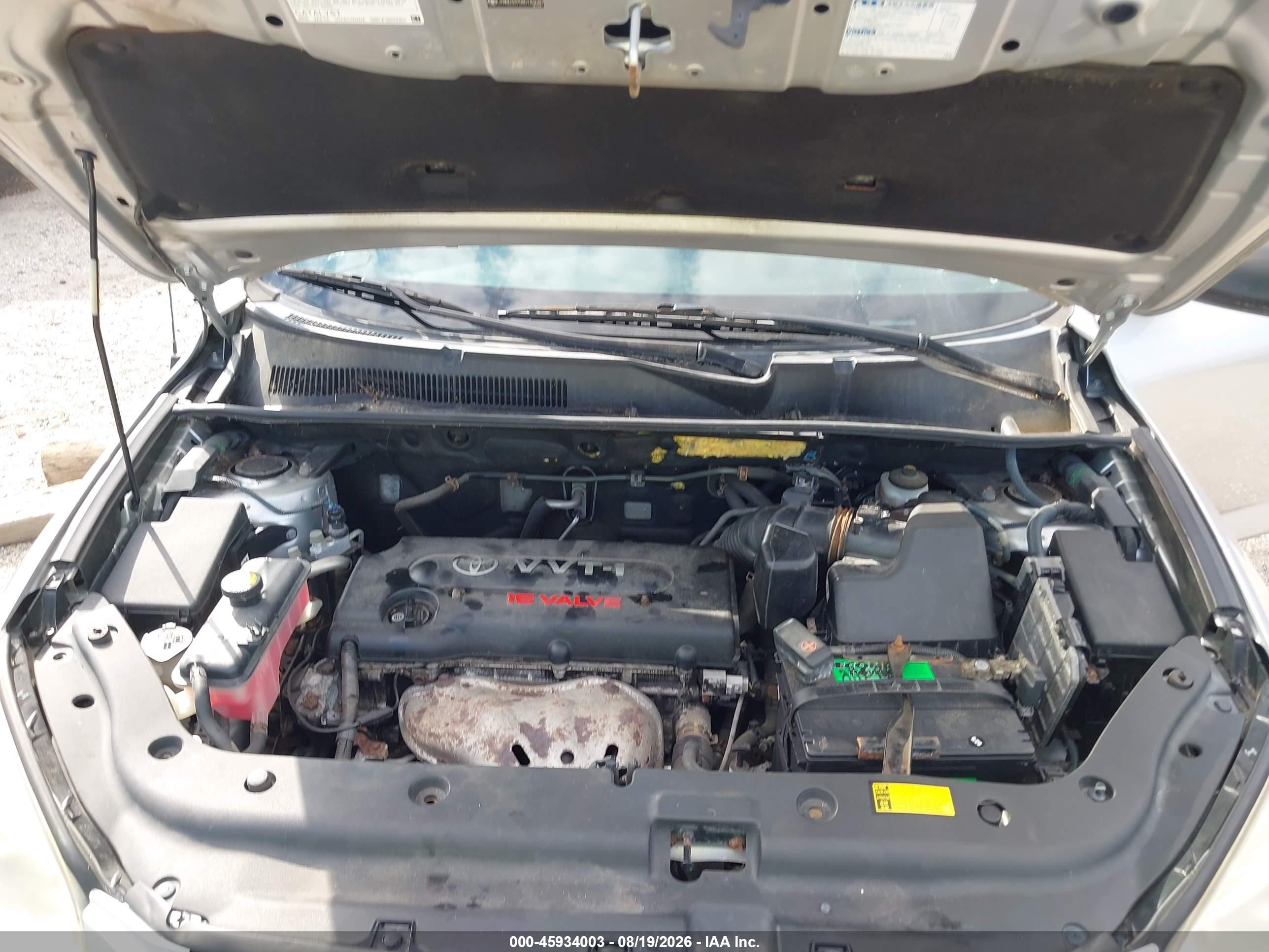 2008 Toyota Rav4   Silver vin: JTMBD33V085183680