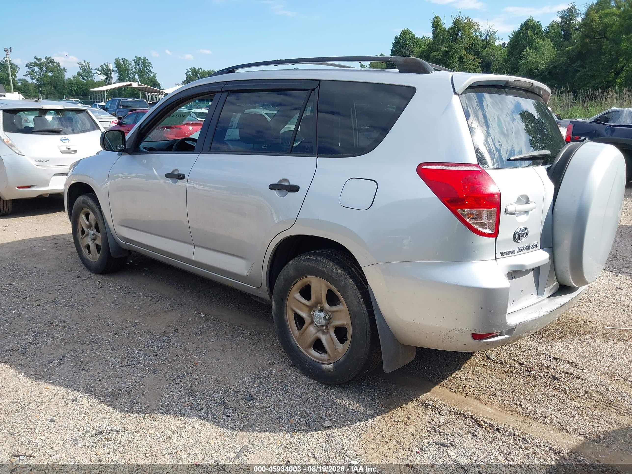 2008 Toyota Rav4   Silver vin: JTMBD33V085183680