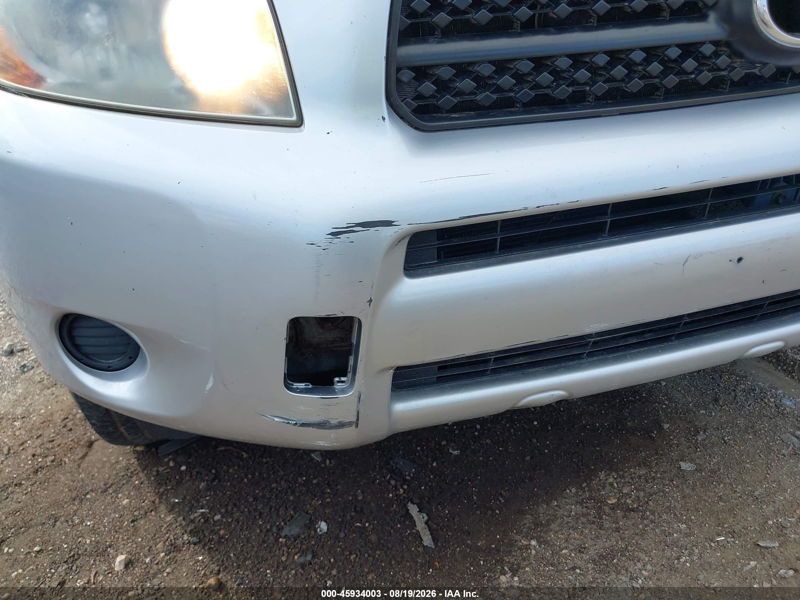2008 Toyota Rav4   Silver vin: JTMBD33V085183680