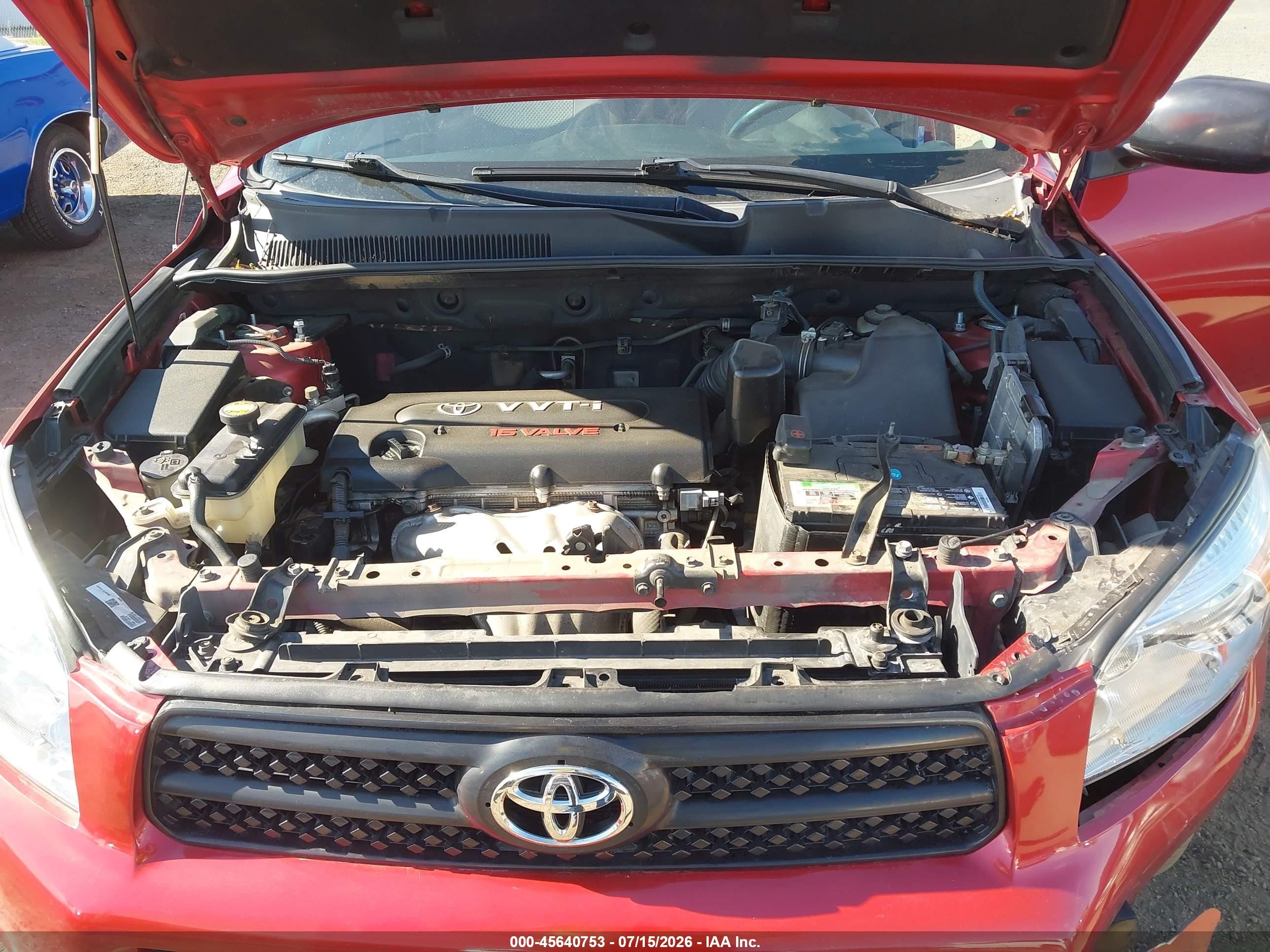 2008 Toyota Rav4   Темно-бордовый vin: JTMBD33V085188135