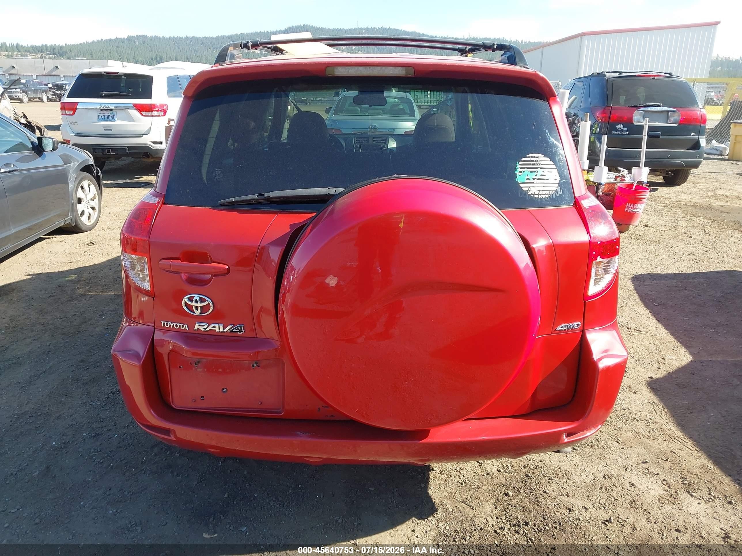 2008 Toyota Rav4   Темно-бордовый vin: JTMBD33V085188135