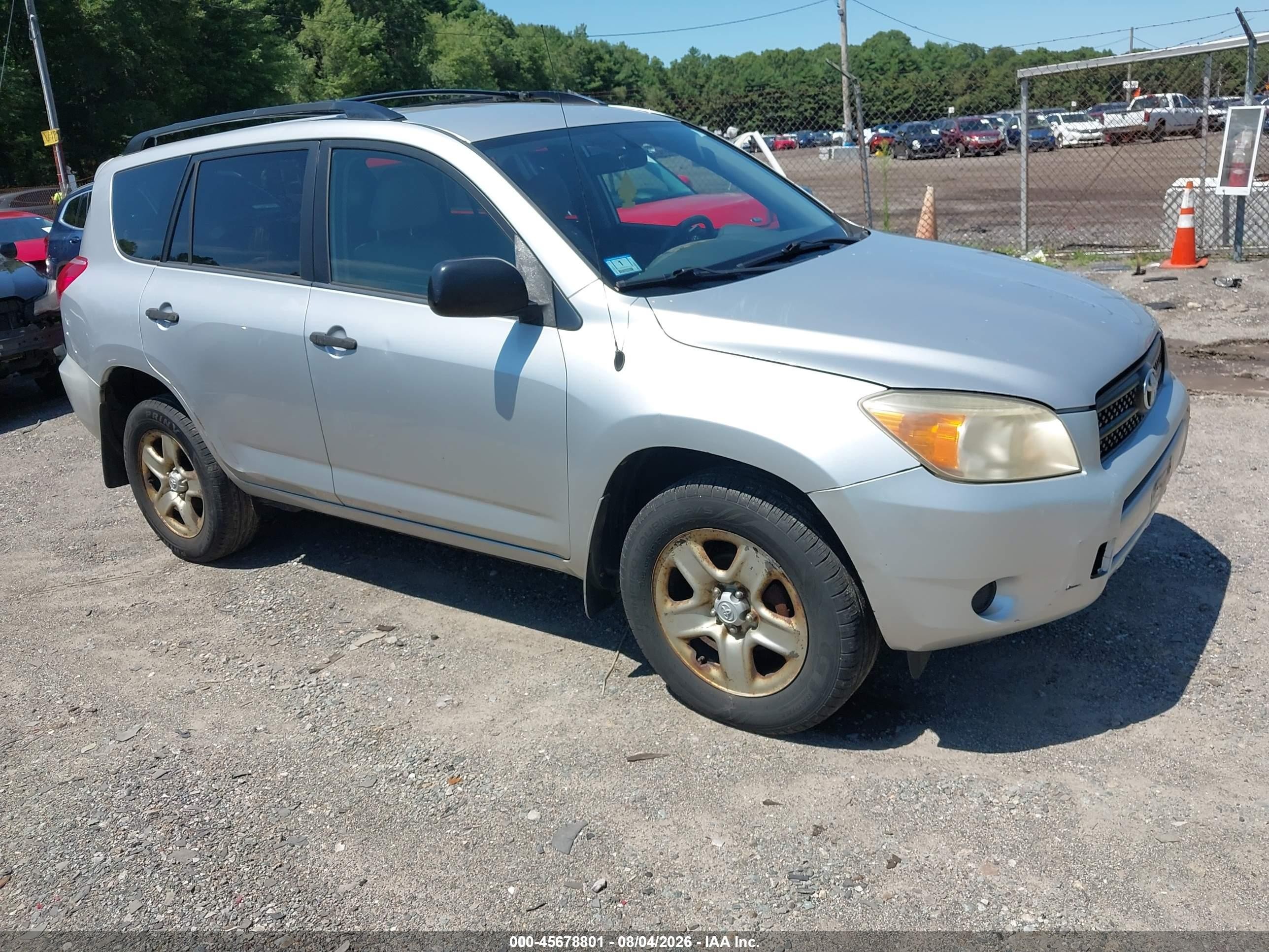 2008 Toyota Rav4   Gray vin: JTMBD33V085210554