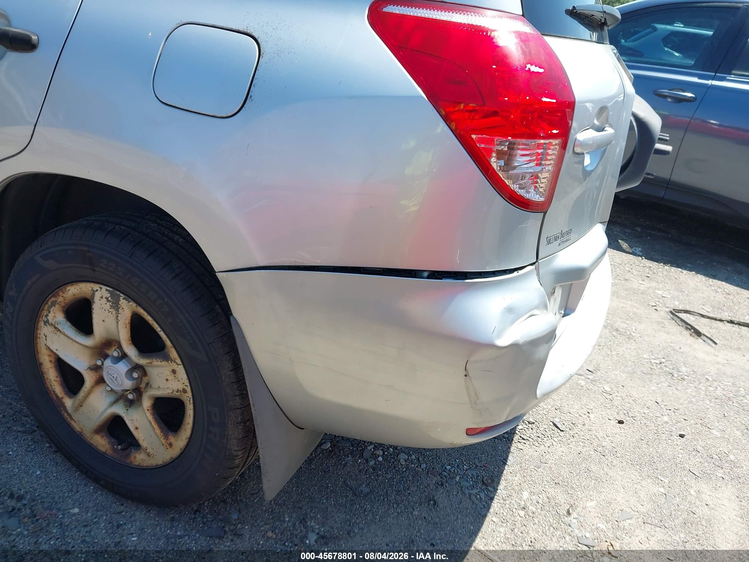 2008 Toyota Rav4   Gray vin: JTMBD33V085210554