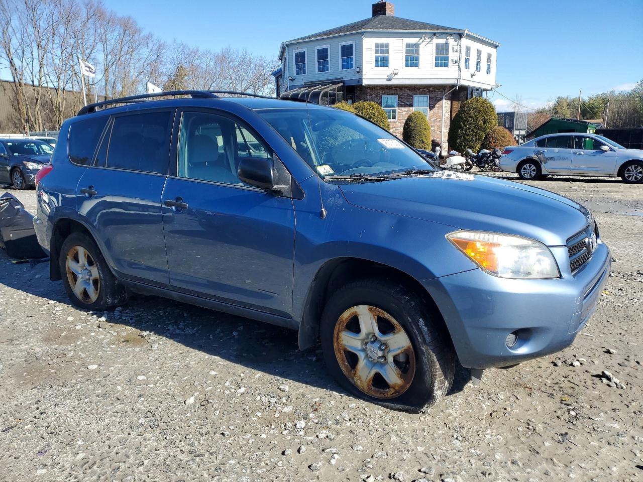 2008 Toyota Rav4 Base Blue vin: JTMBD33V086058463