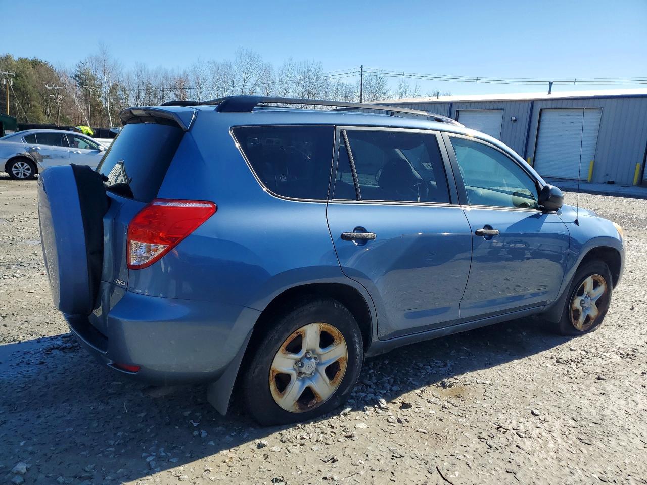 2008 Toyota Rav4 Base Blue vin: JTMBD33V086058463