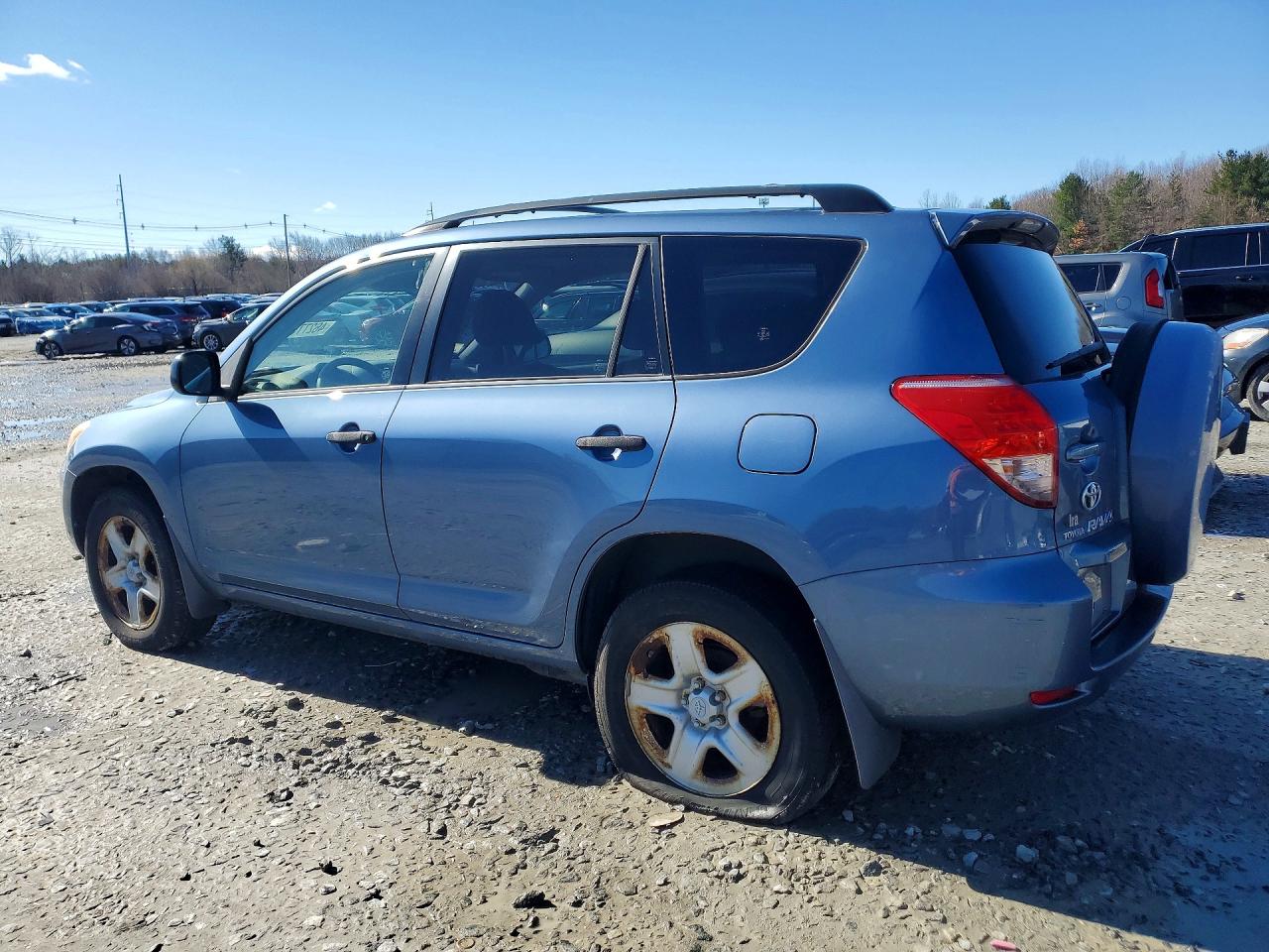 2008 Toyota Rav4 Base Blue vin: JTMBD33V086058463