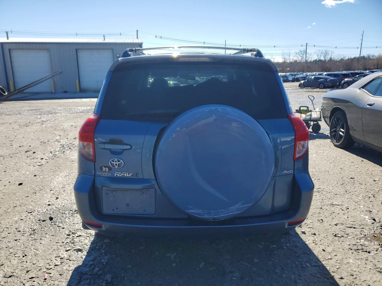 2008 Toyota Rav4 Base Blue vin: JTMBD33V086058463