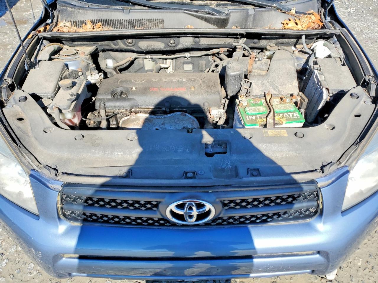 2008 Toyota Rav4 Base Blue vin: JTMBD33V086058463