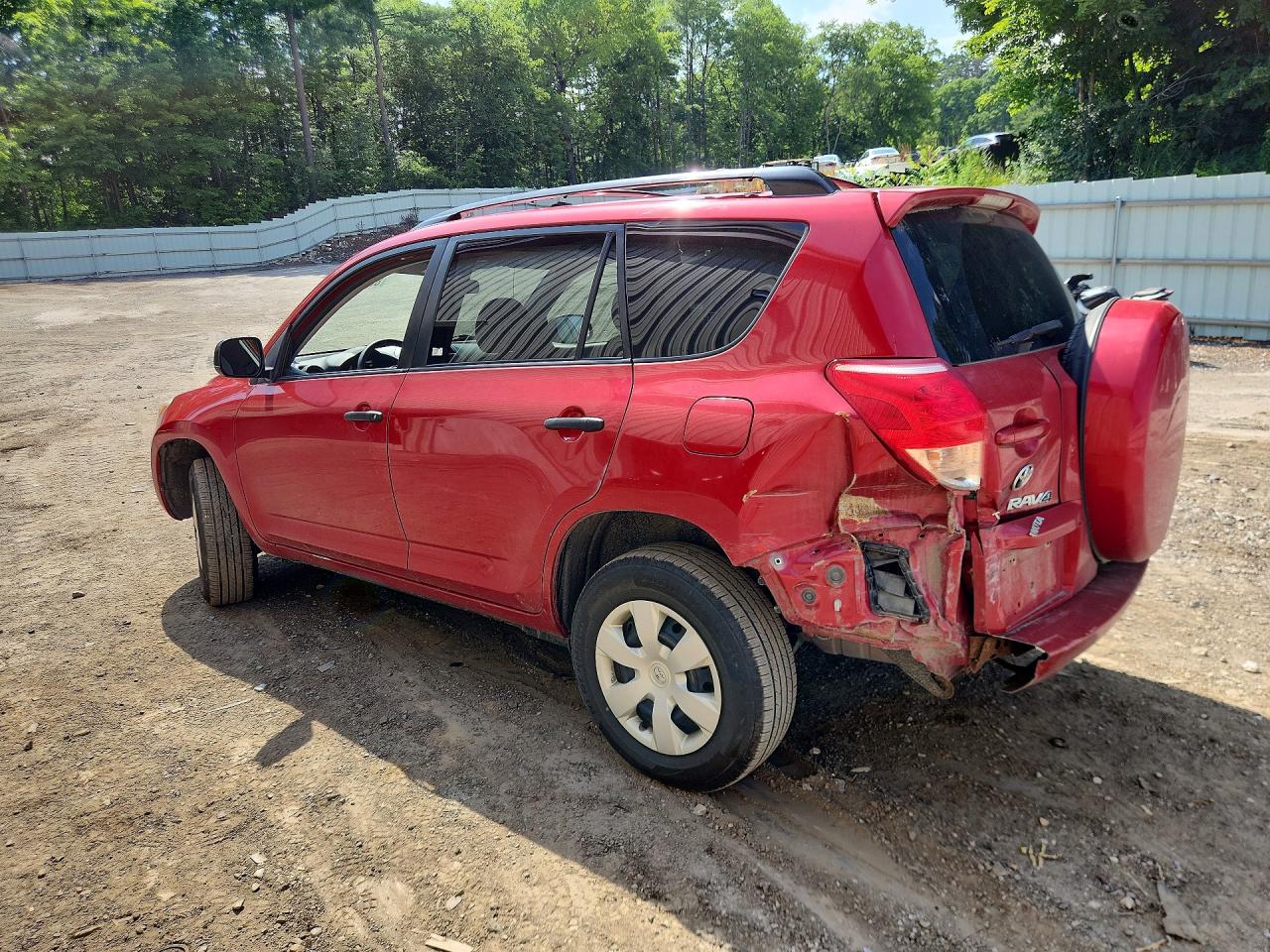 2008 Toyota Rav4 Base Red vin: JTMBD33V086062321