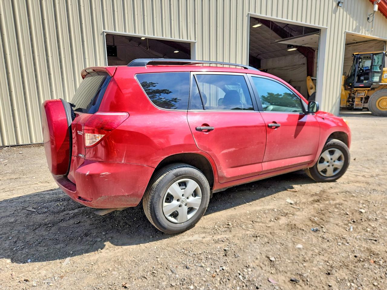 2008 Toyota Rav4 Base Red vin: JTMBD33V086062321