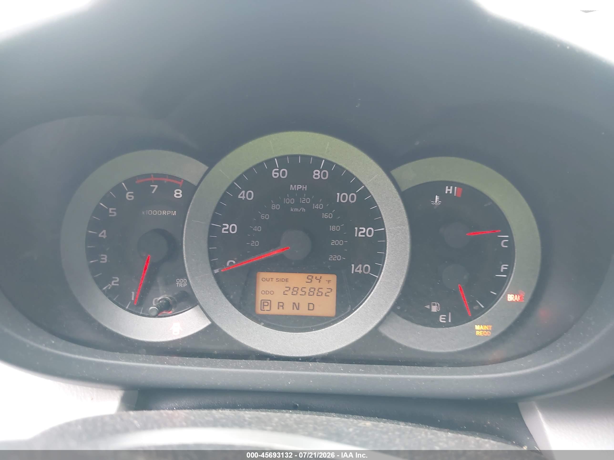 2008 Toyota Rav4   Серебряный vin: JTMBD33V086063484