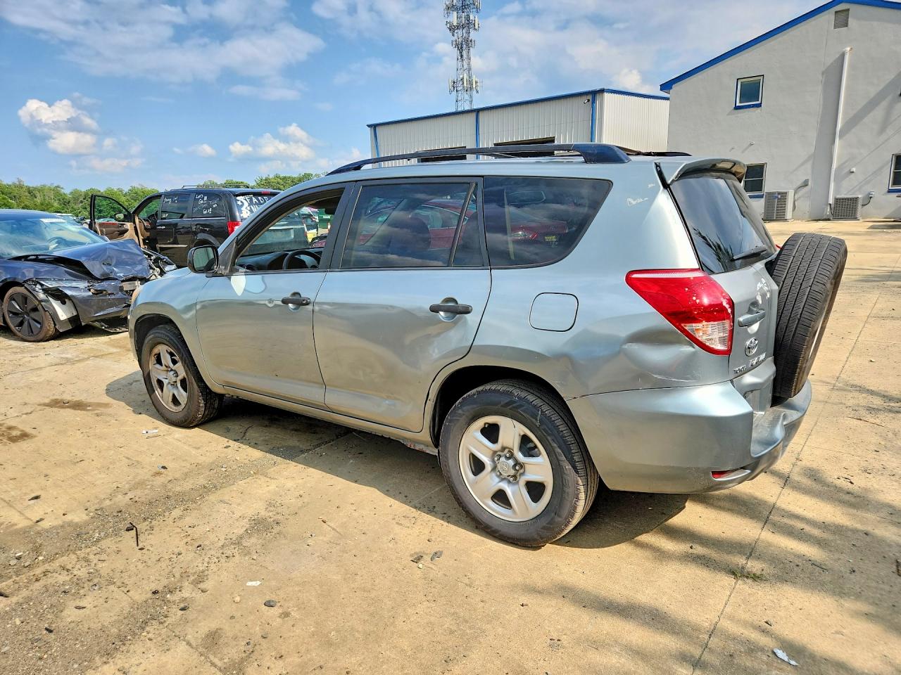 2008 Toyota Rav4 Base Blue vin: JTMBD33V086074372