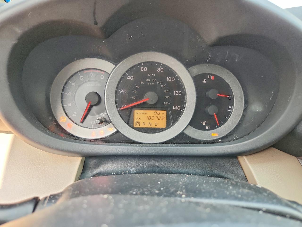 2008 Toyota Rav4 Base Blue vin: JTMBD33V086074372