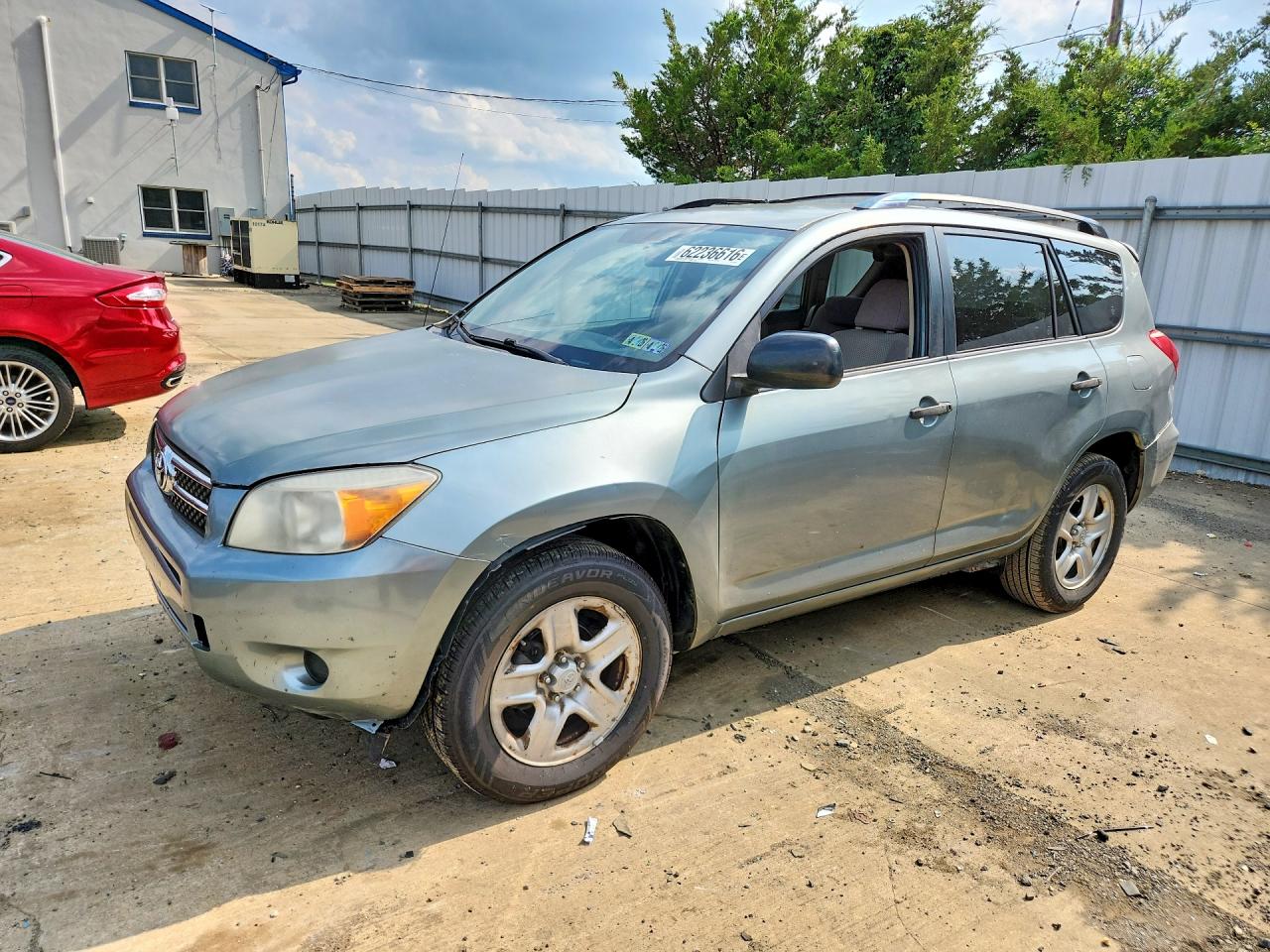 2008 Toyota Rav4 Base Blue vin: JTMBD33V086074372