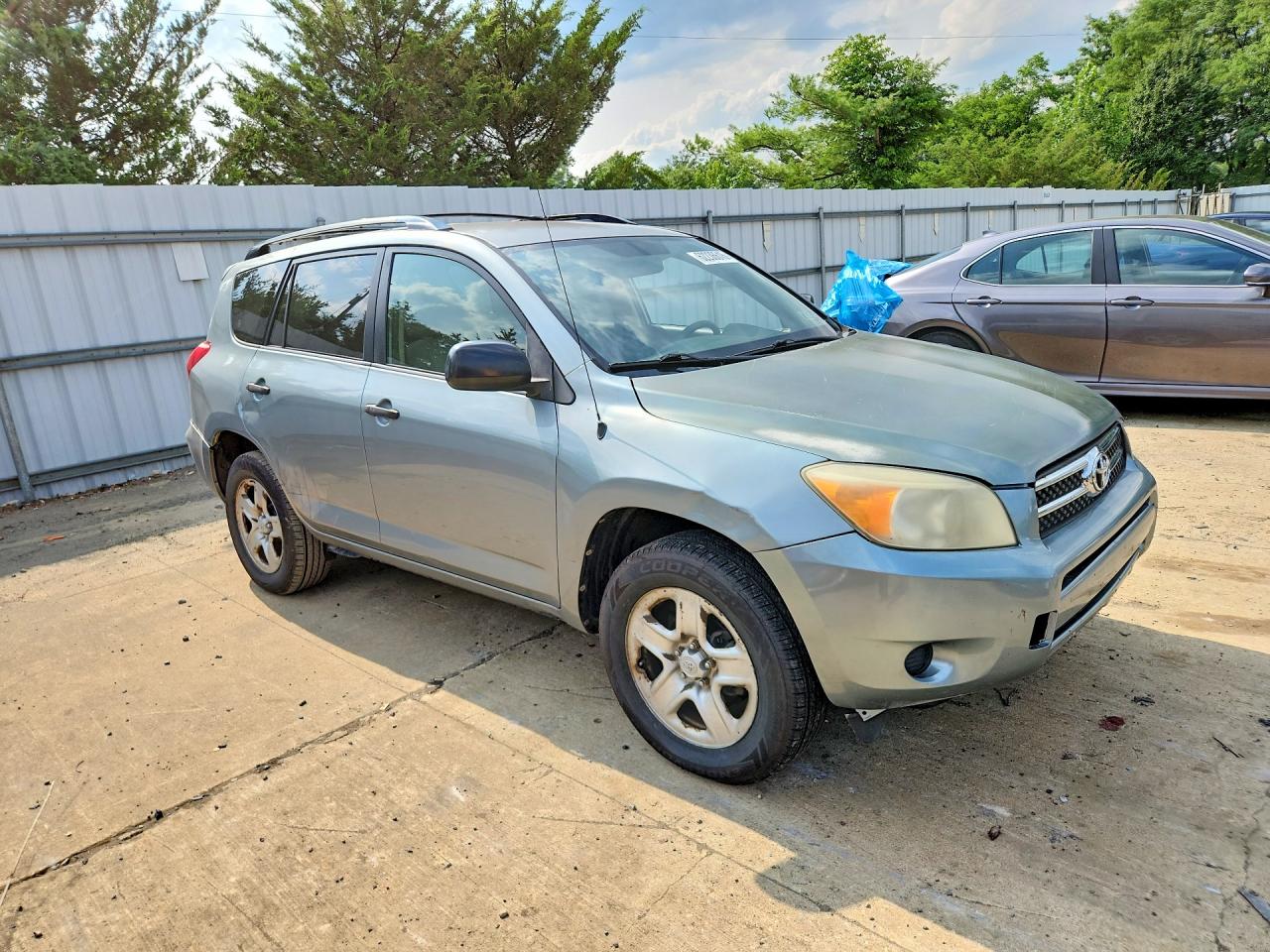 2008 Toyota Rav4 Base Blue vin: JTMBD33V086074372