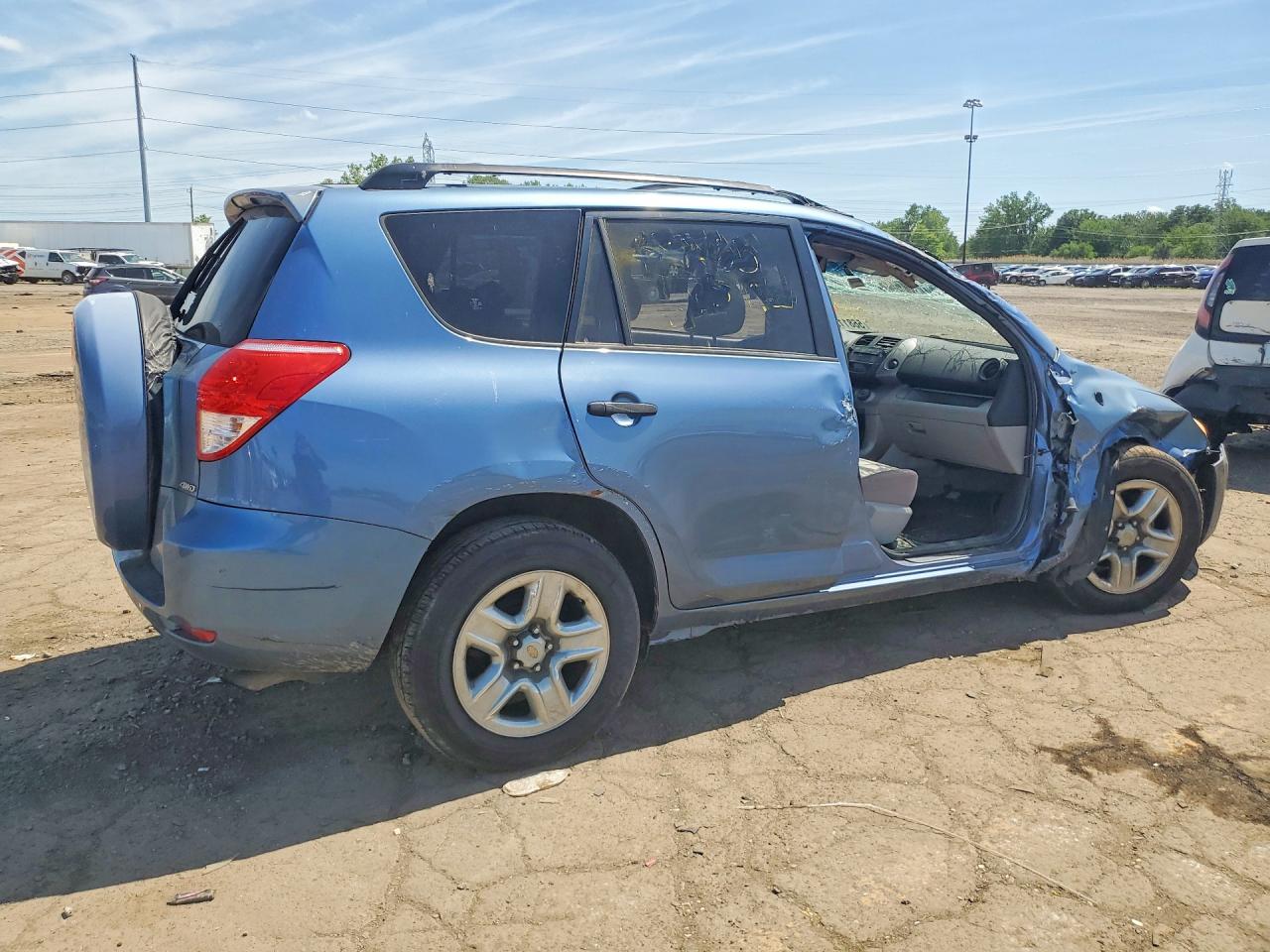 2006 Toyota Rav4 Base Blue vin: JTMBD33V165021134