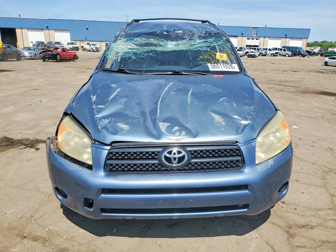2006 Toyota Rav4 Base Blue vin: JTMBD33V165021134