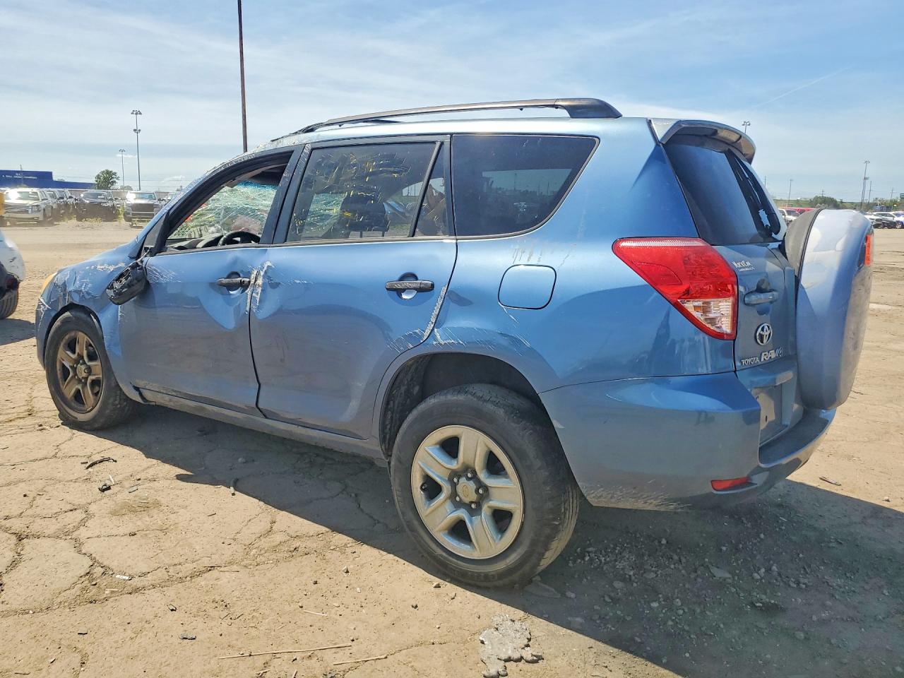 2006 Toyota Rav4 Base Blue vin: JTMBD33V165021134