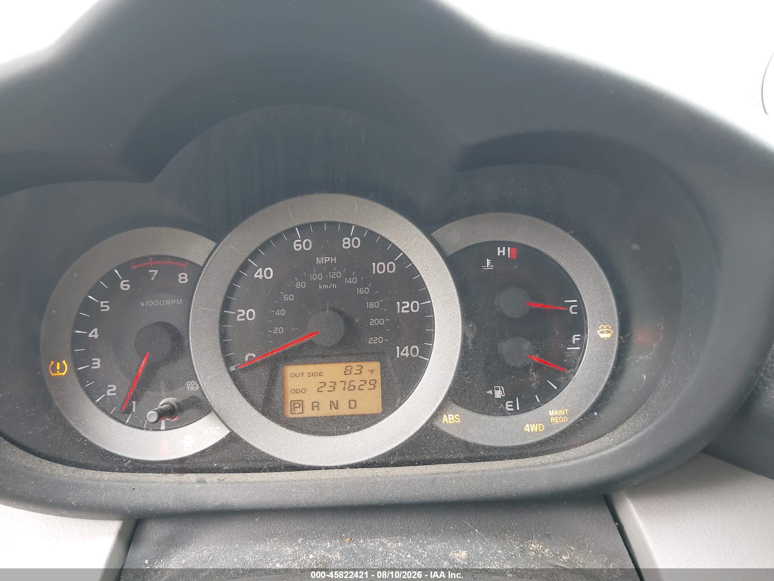 2006 Toyota Rav4   Silver vin: JTMBD33V165041741