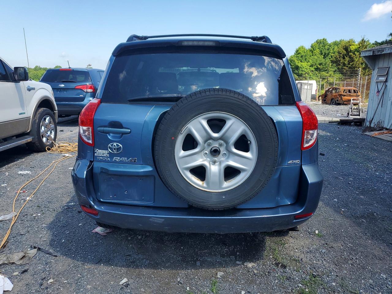 2006 Toyota Rav4 Base Blue vin: JTMBD33V166009334