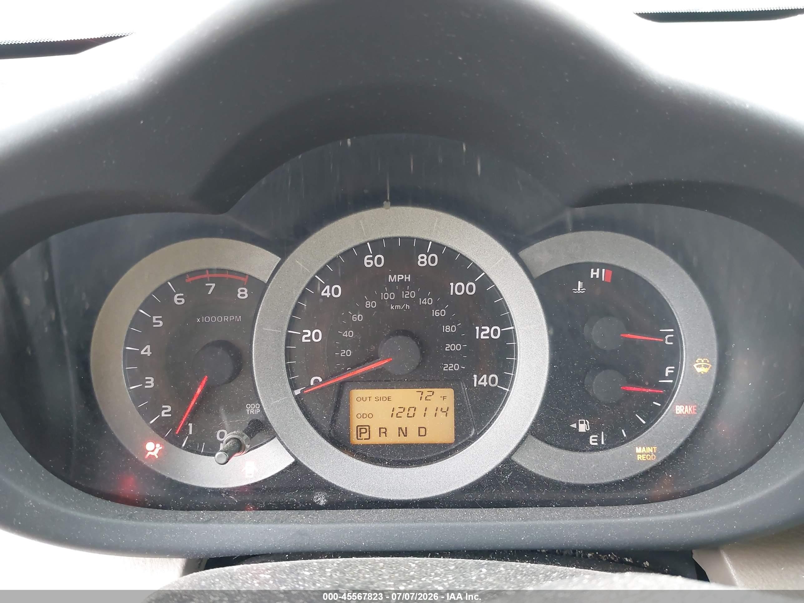 2007 Toyota Rav4   Silver vin: JTMBD33V175083070