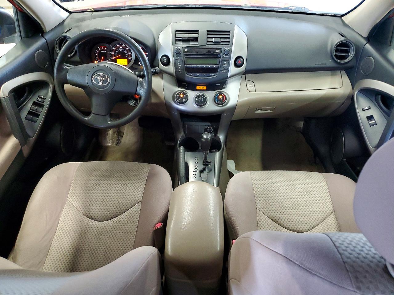 2007 Toyota Rav4 Base Red vin: JTMBD33V176030573