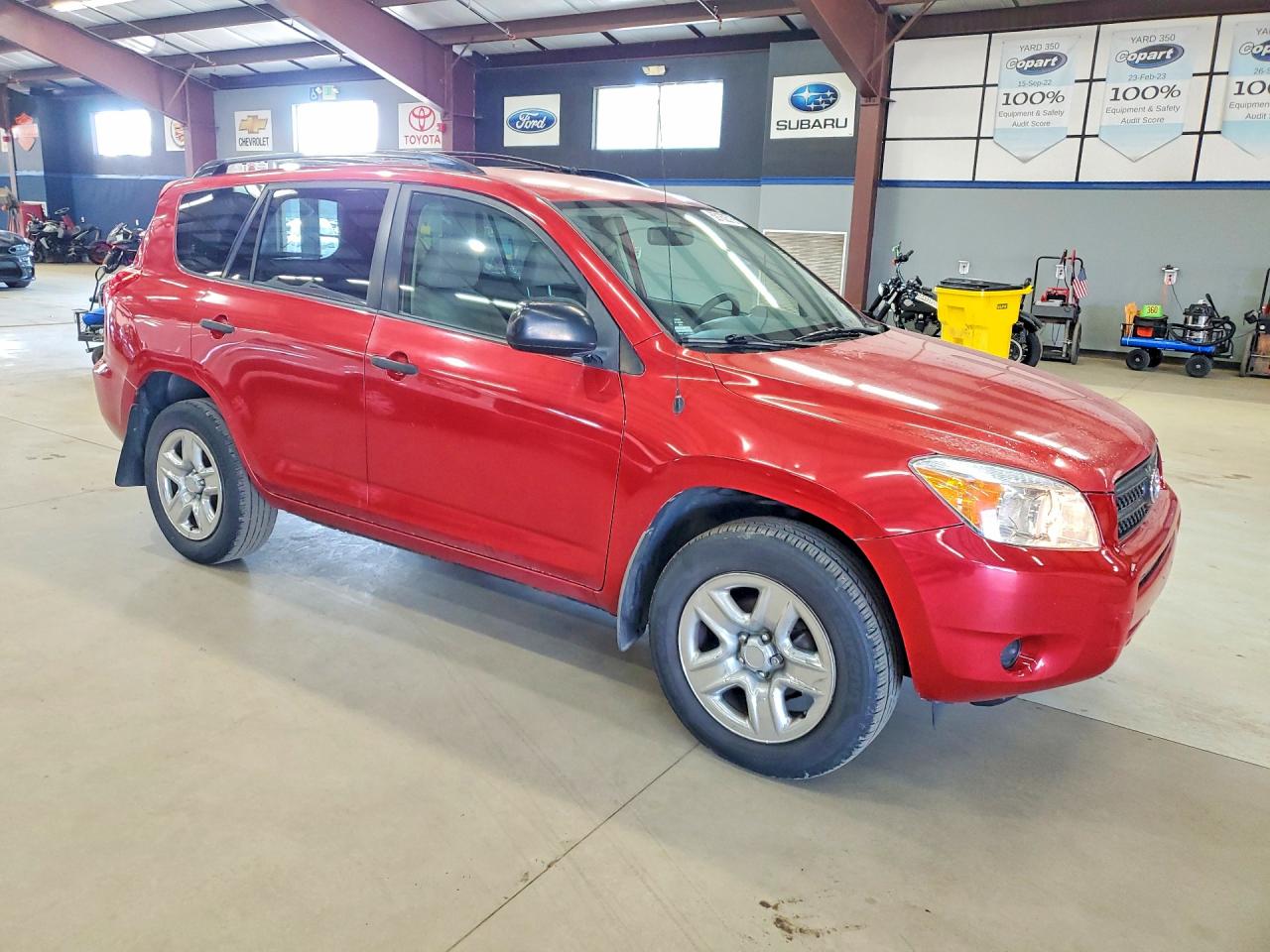 2007 Toyota Rav4 Base Red vin: JTMBD33V176030573