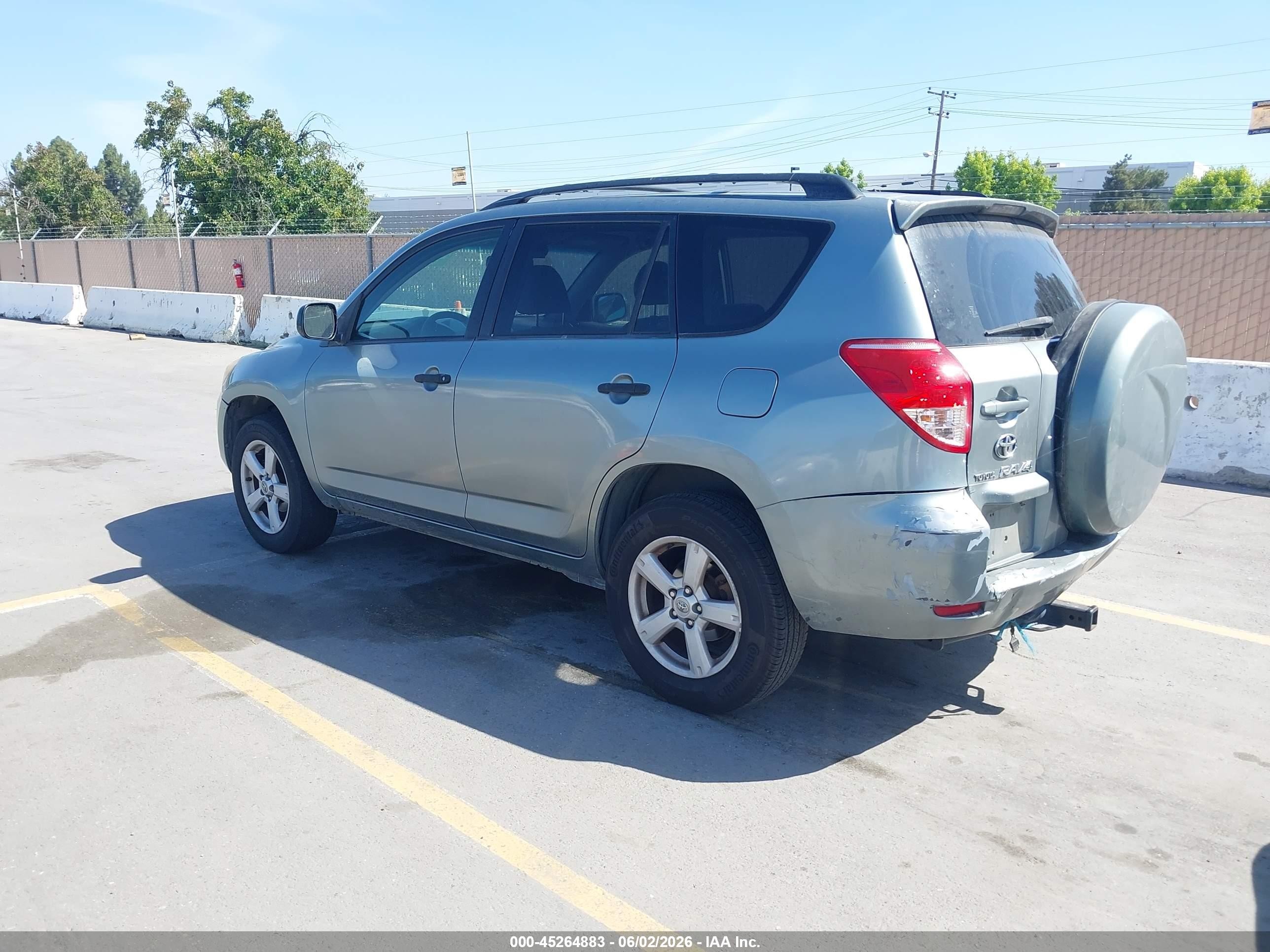 2007 Toyota Rav4   Gray vin: JTMBD33V176048314