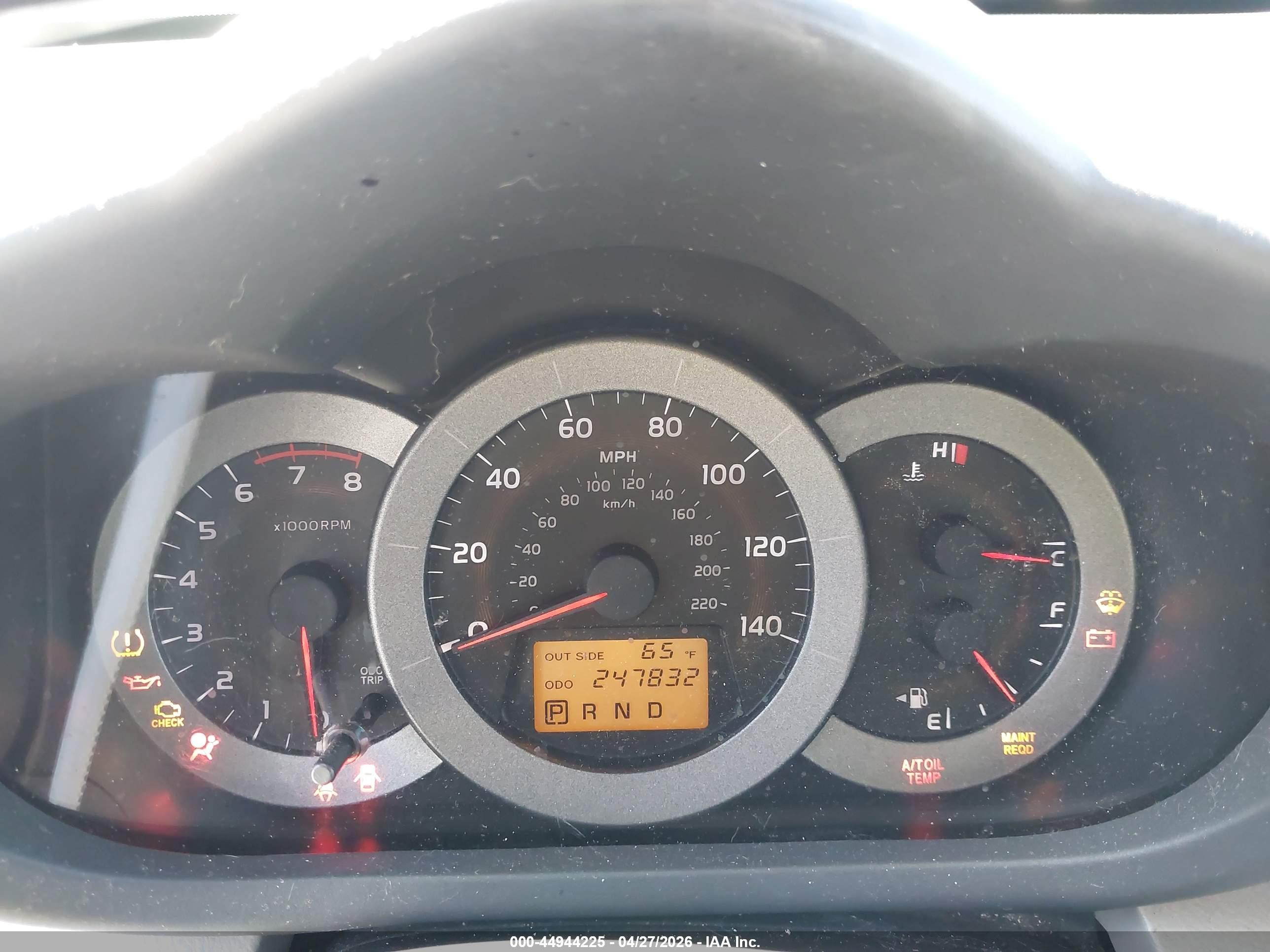 2008 Toyota Rav4 Silver vin: JTMBD33V185209428