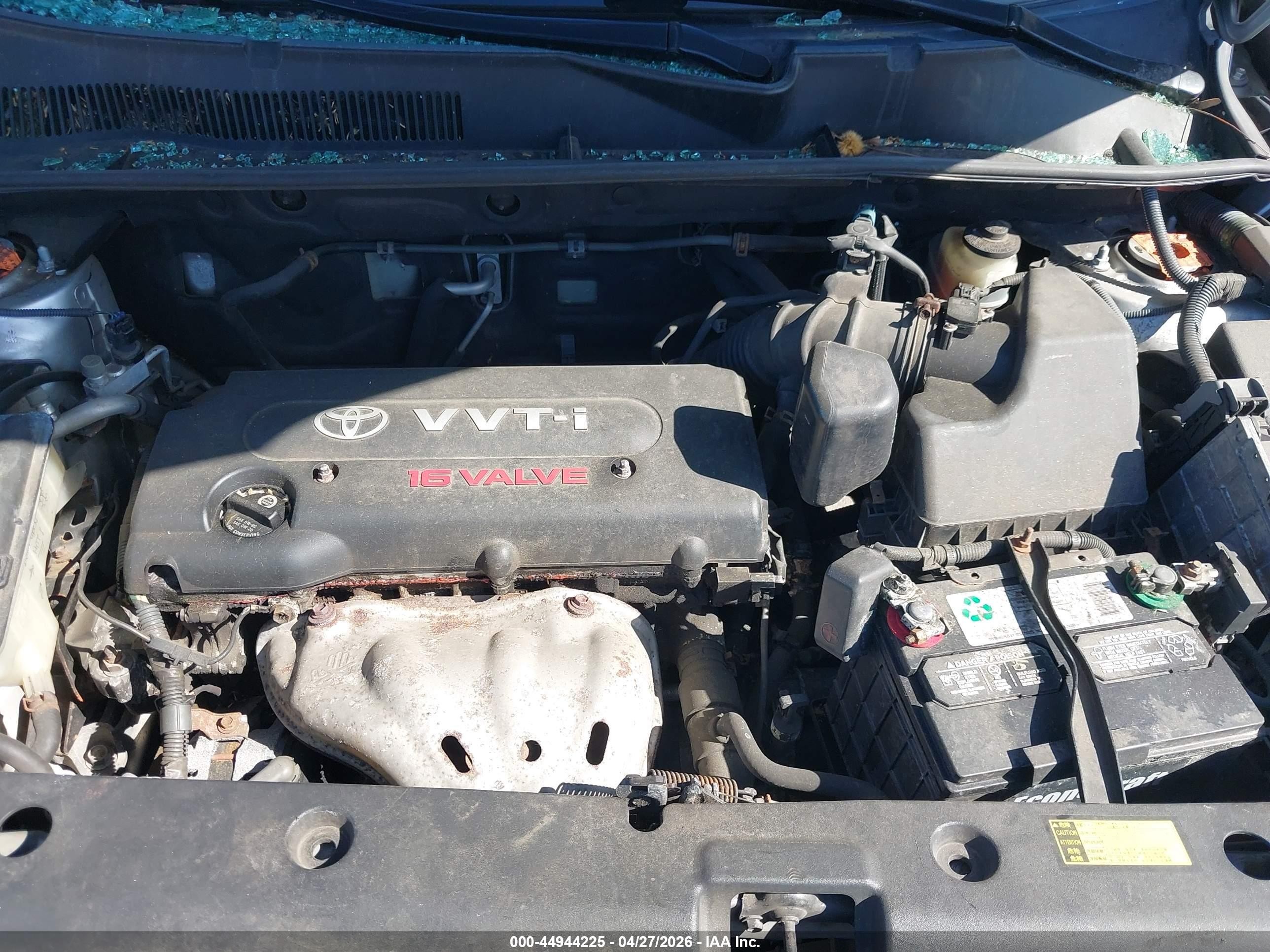 2008 Toyota Rav4 Silver vin: JTMBD33V185209428