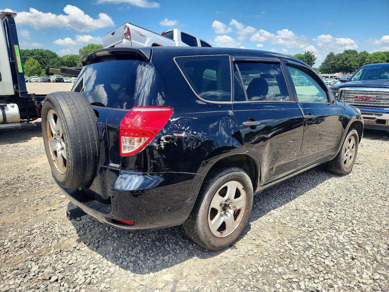 2008 Toyota Rav4 Base Black vin: JTMBD33V186059833