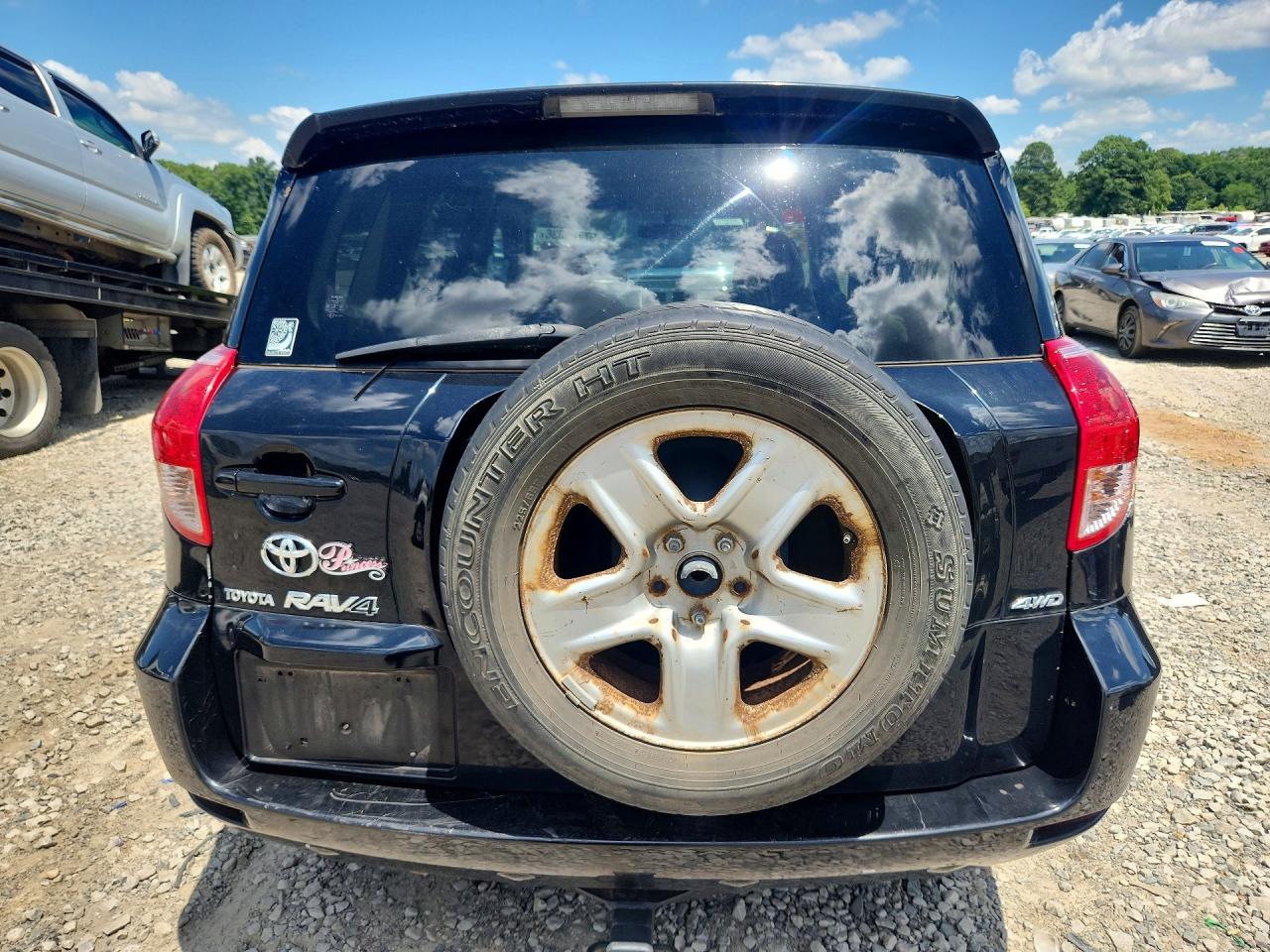 2008 Toyota Rav4 Base Black vin: JTMBD33V186059833
