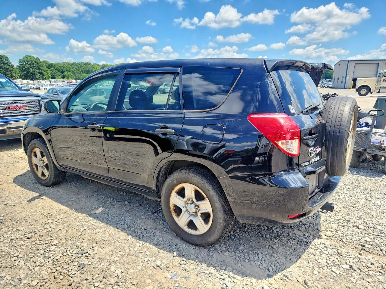 2008 Toyota Rav4 Base Black vin: JTMBD33V186059833