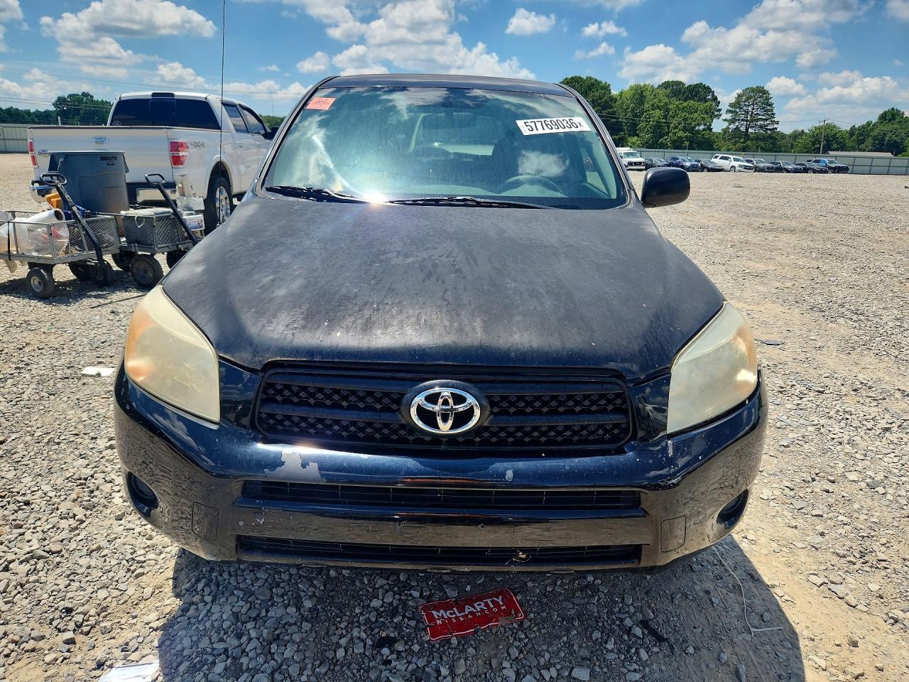 2008 Toyota Rav4 Base Black vin: JTMBD33V186059833