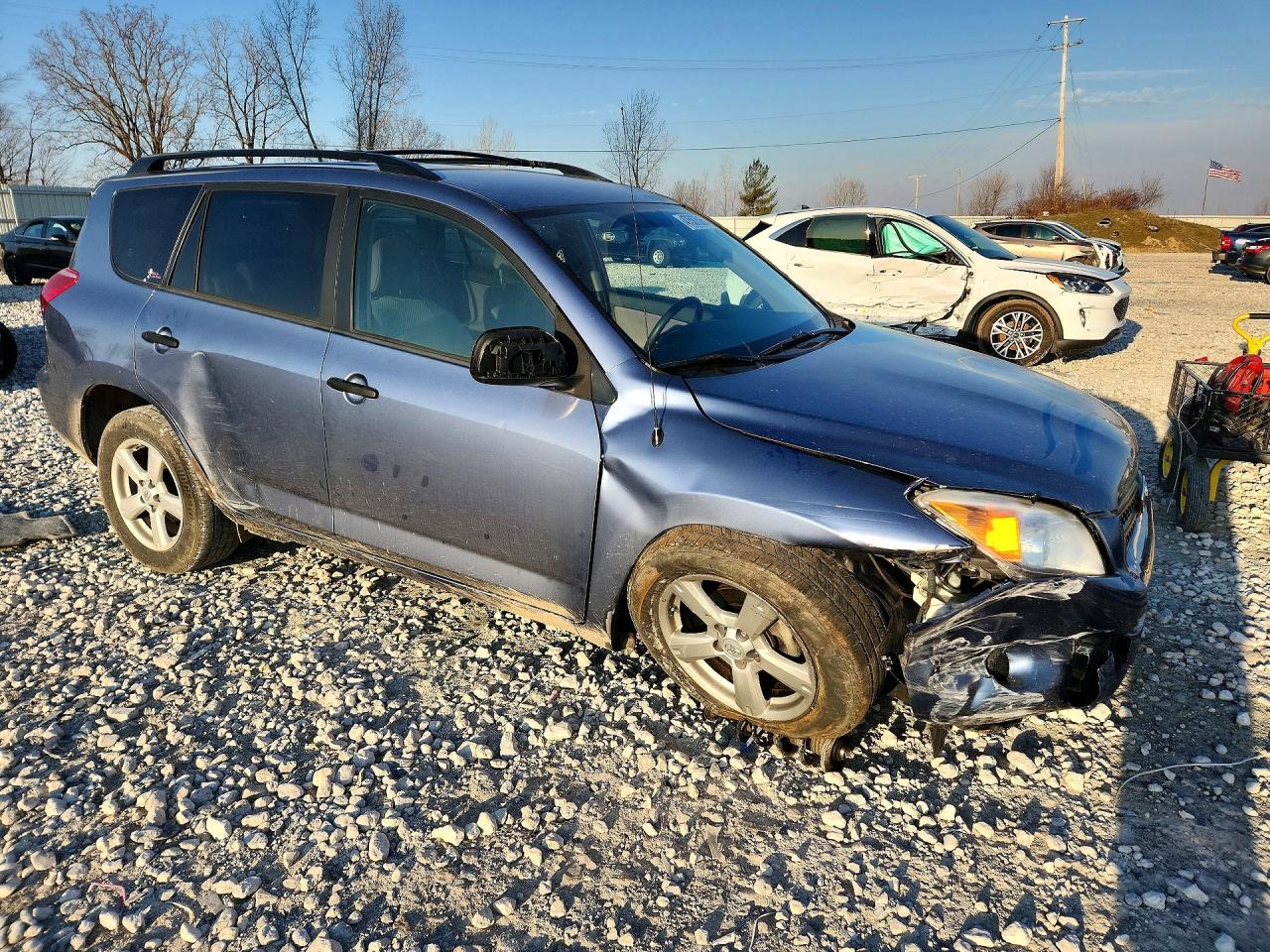 2006 Toyota Rav4 Base Blue vin: JTMBD33V265042087
