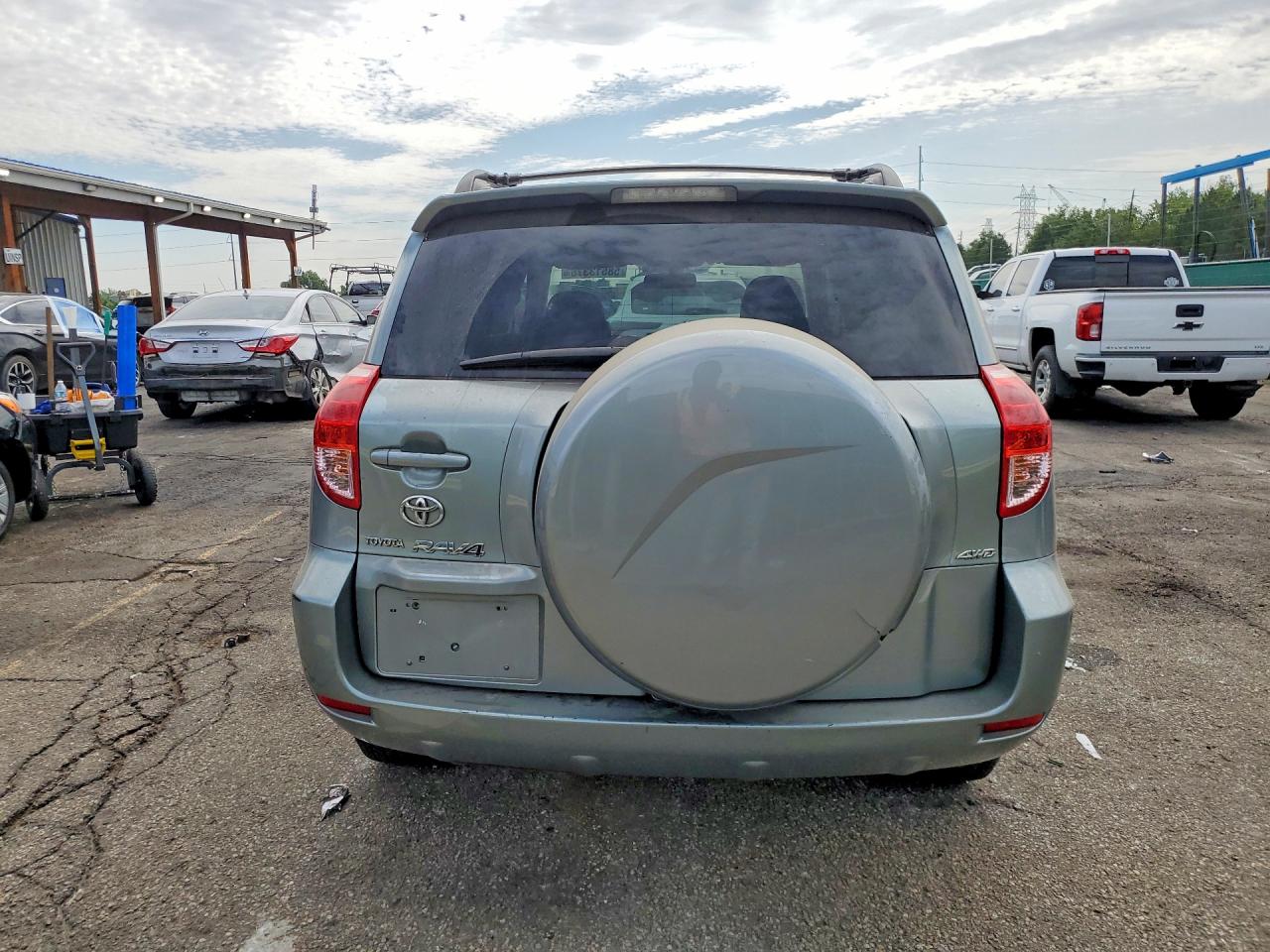 2006 Toyota Rav4 Base Gray vin: JTMBD33V266015420