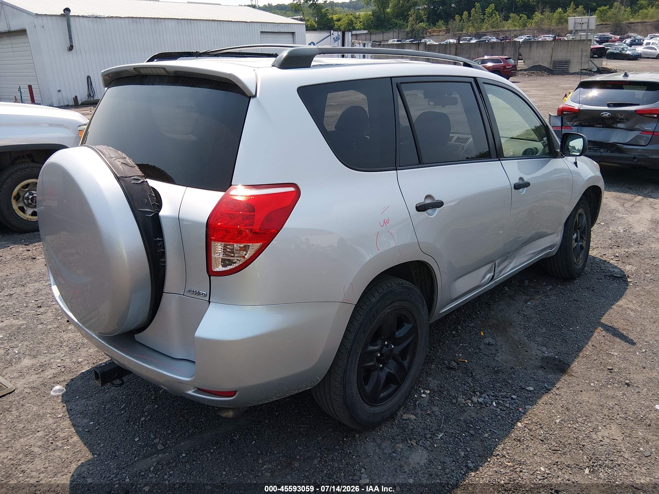 2006 Toyota Rav4   Silver vin: JTMBD33V266018379