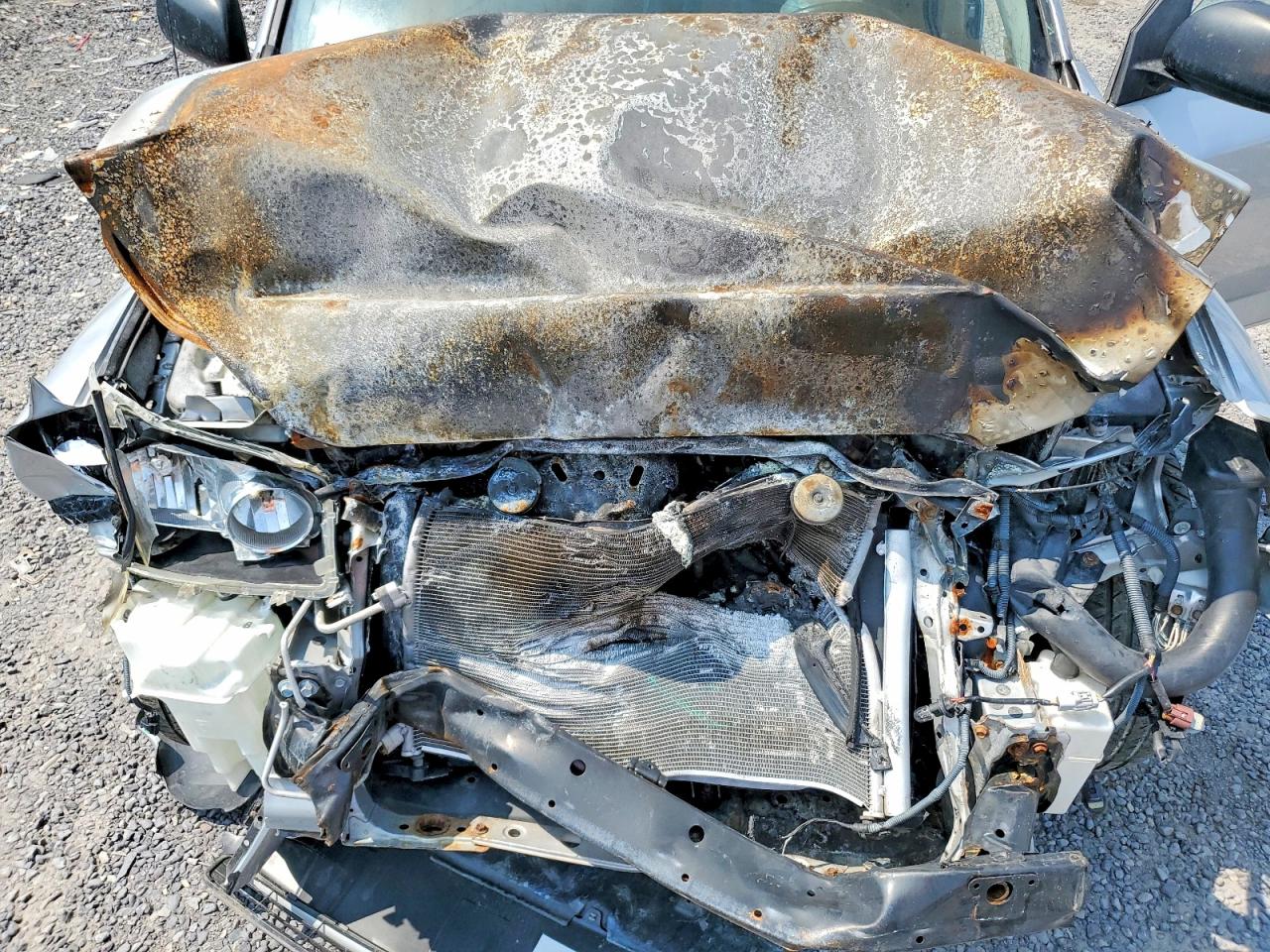 2007 Toyota Rav4 Base Silver vin: JTMBD33V275076712