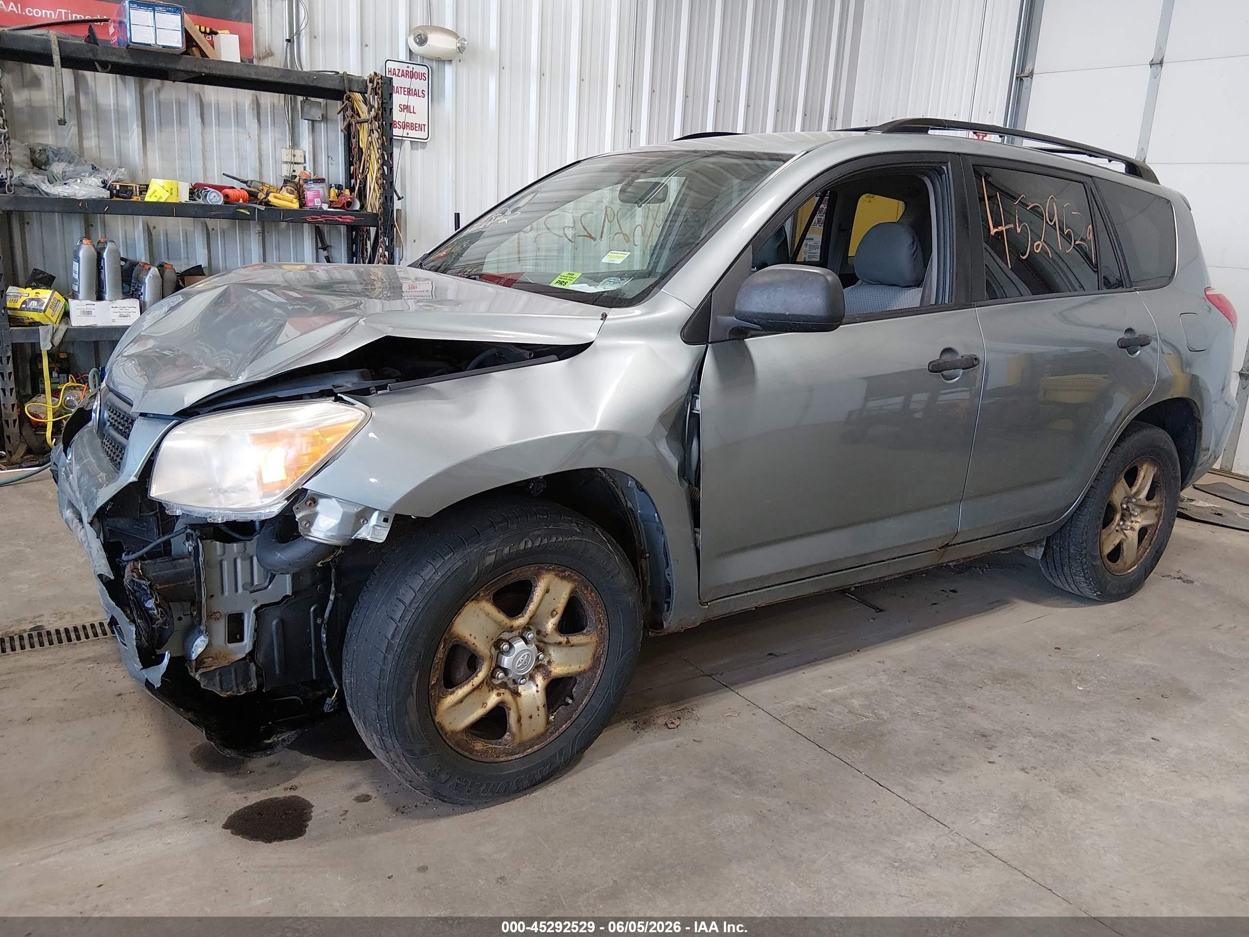 2007 Toyota Rav4   Green vin: JTMBD33V275084485