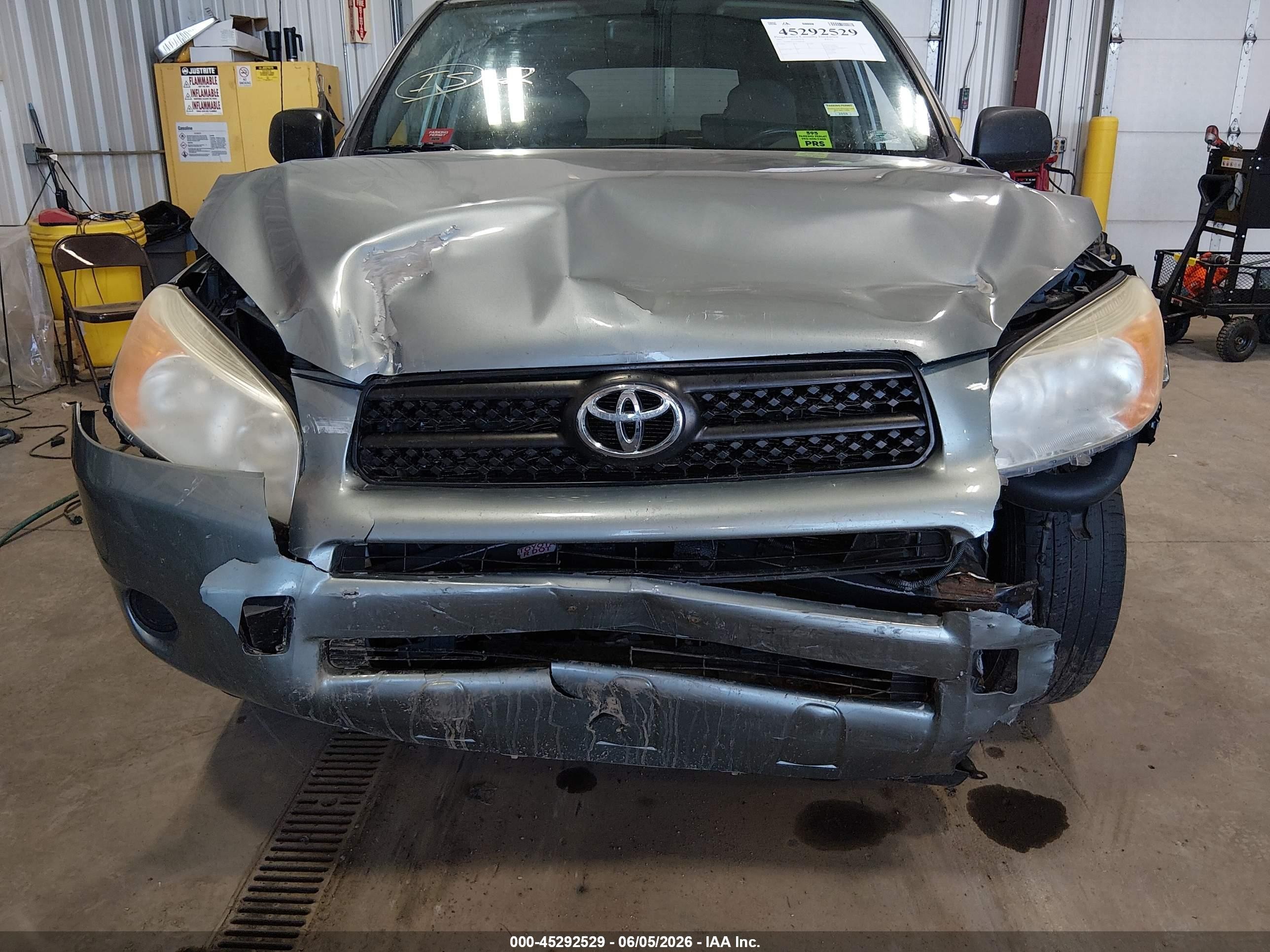2007 Toyota Rav4   Green vin: JTMBD33V275084485