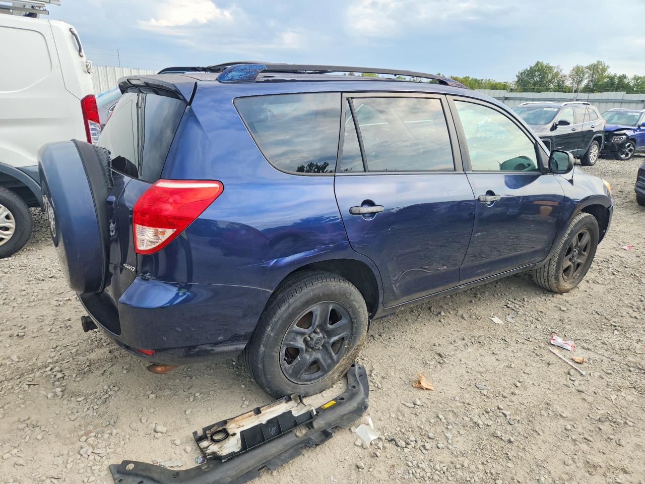 2007 Toyota Rav4 Base Blue vin: JTMBD33V275119364
