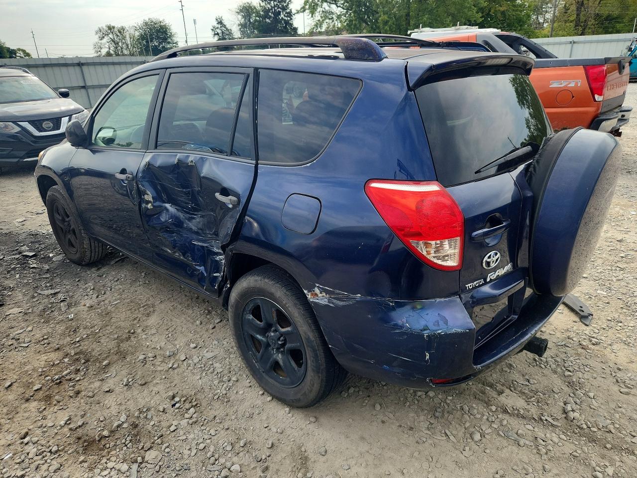 2007 Toyota Rav4 Base Blue vin: JTMBD33V275119364