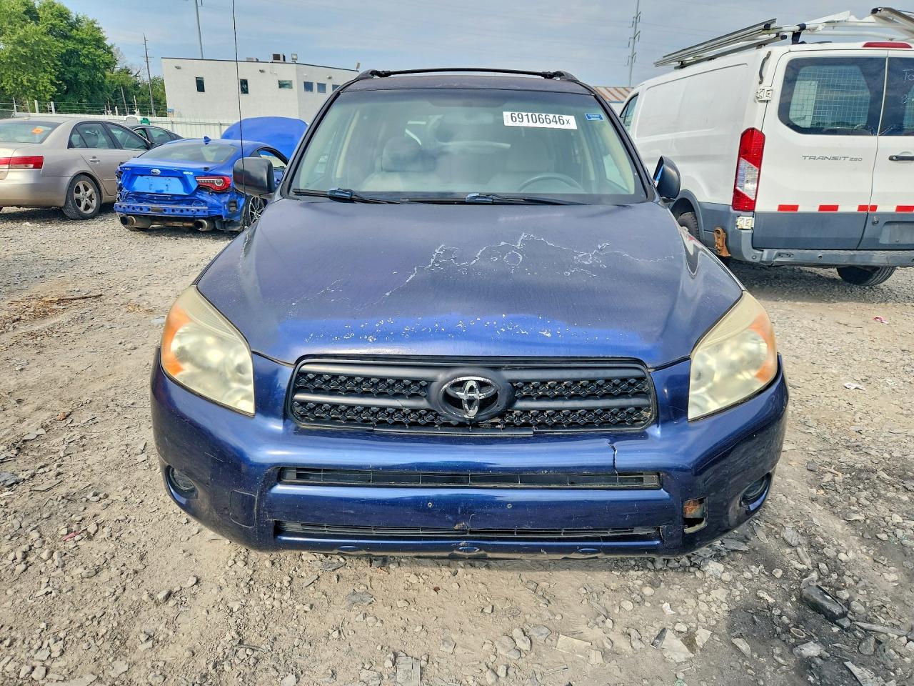 2007 Toyota Rav4 Base Blue vin: JTMBD33V275119364