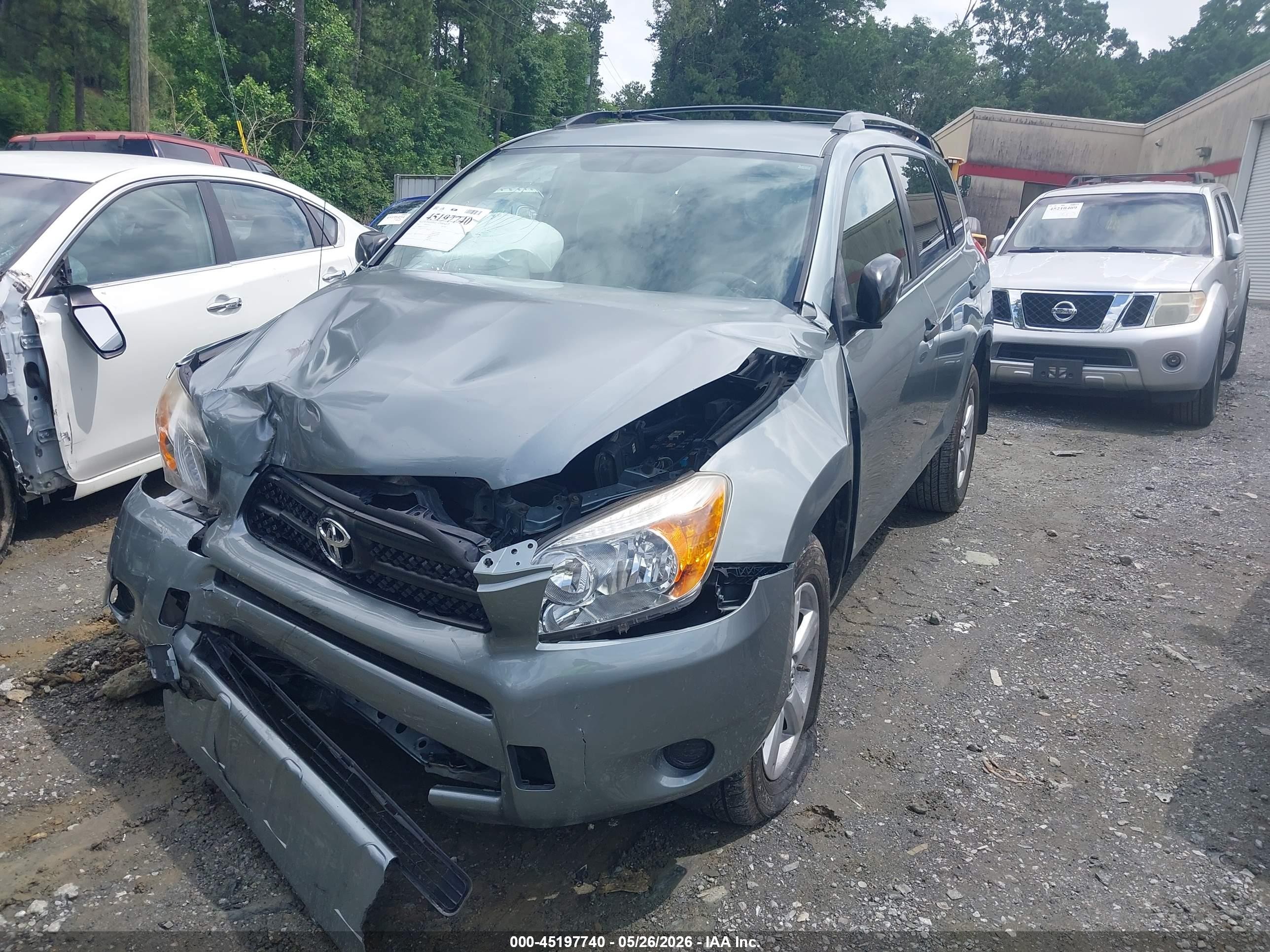 2007 Toyota Rav4   Gray vin: JTMBD33V275123379