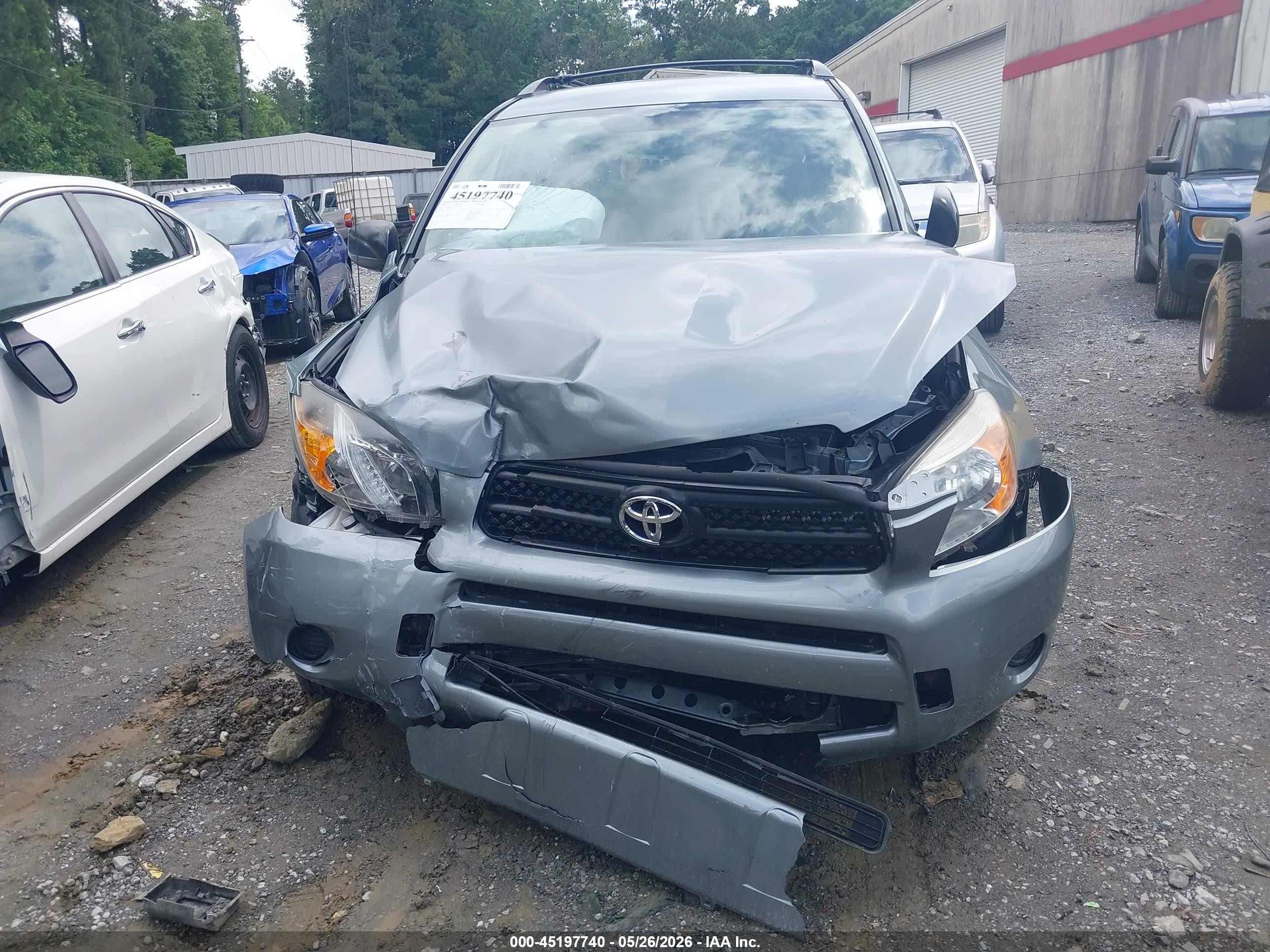 2007 Toyota Rav4   Gray vin: JTMBD33V275123379