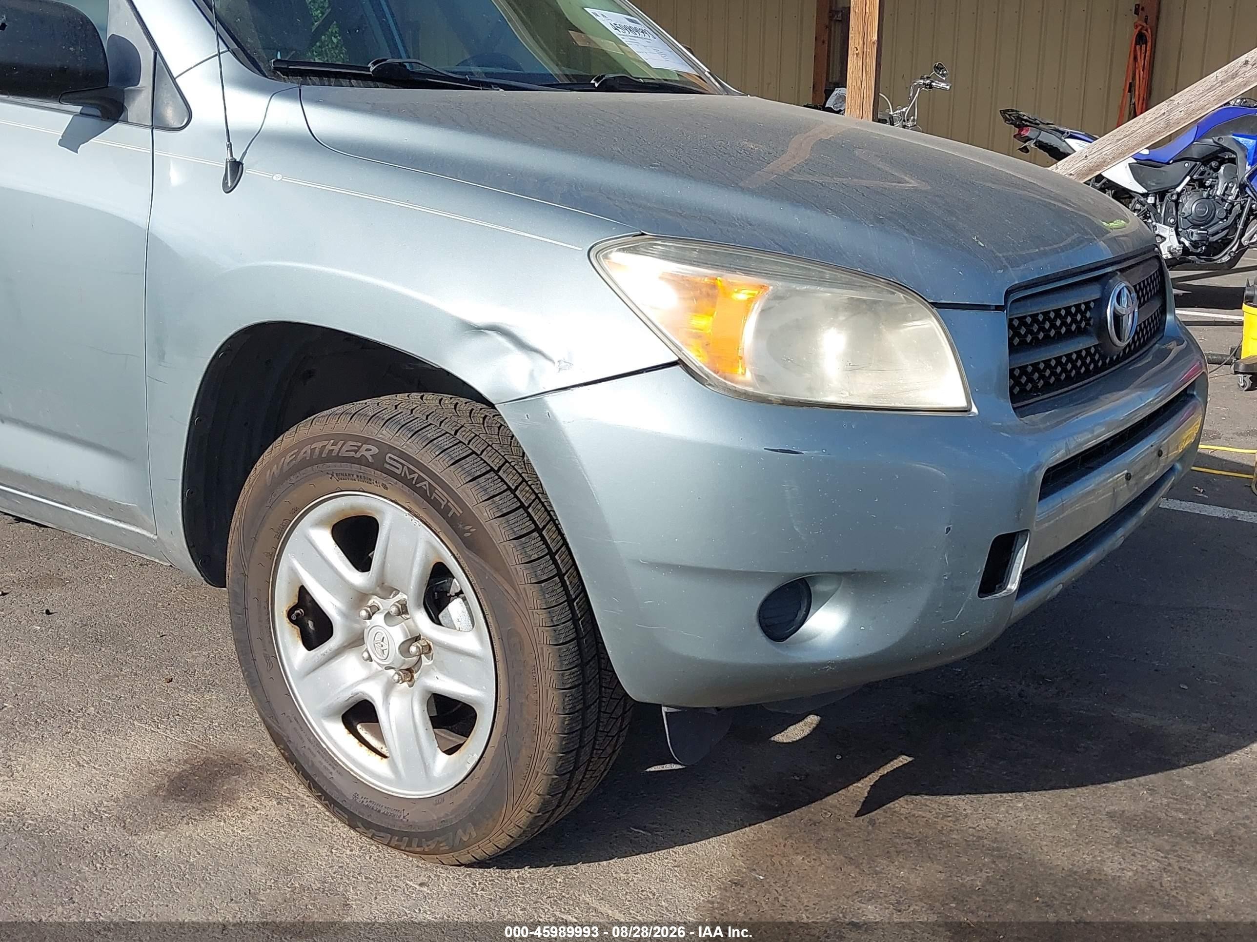 2007 Toyota Rav4   Teal vin: JTMBD33V276023261