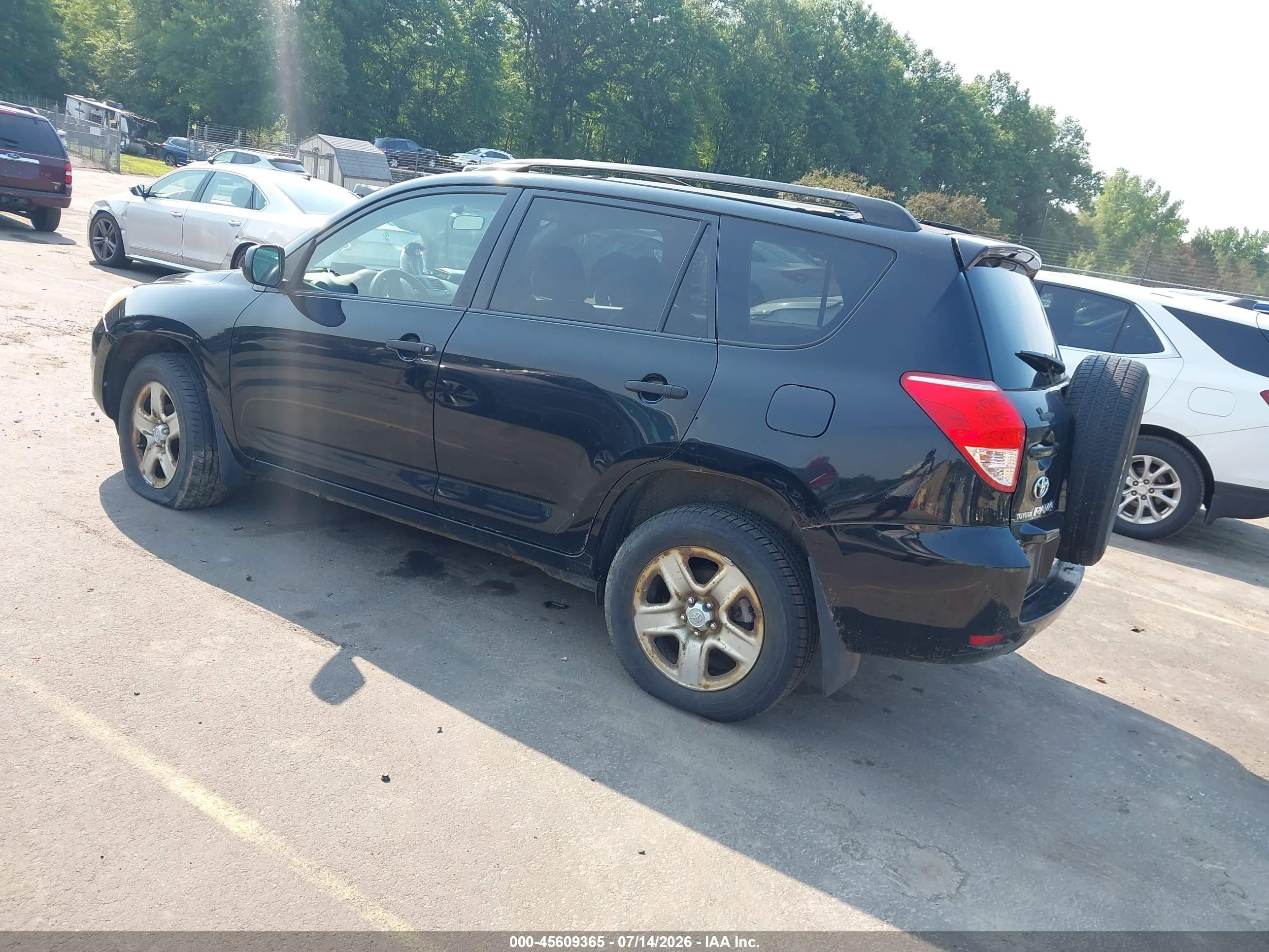 2007 Toyota Rav4   Black vin: JTMBD33V276025933