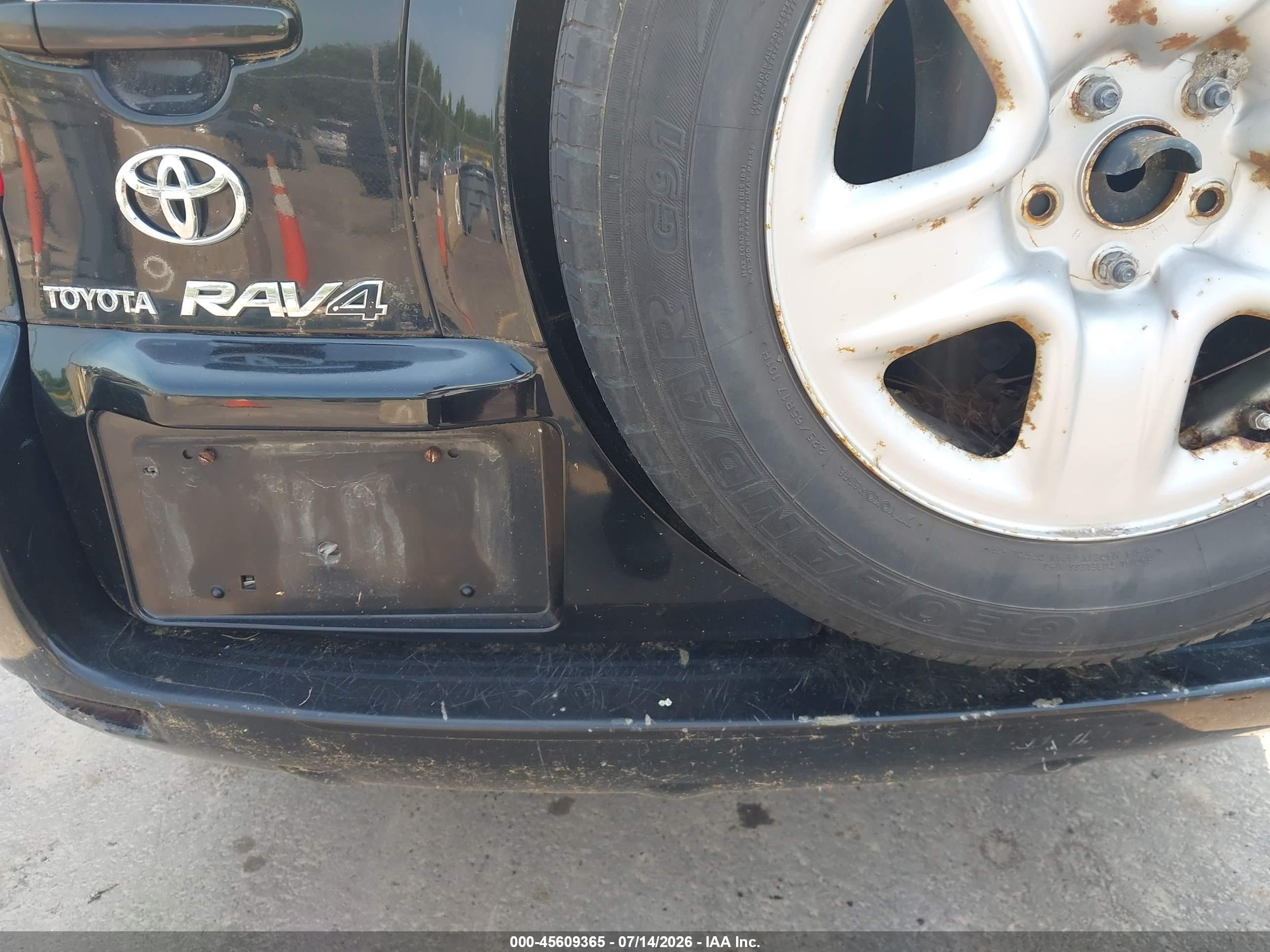 2007 Toyota Rav4   Black vin: JTMBD33V276025933